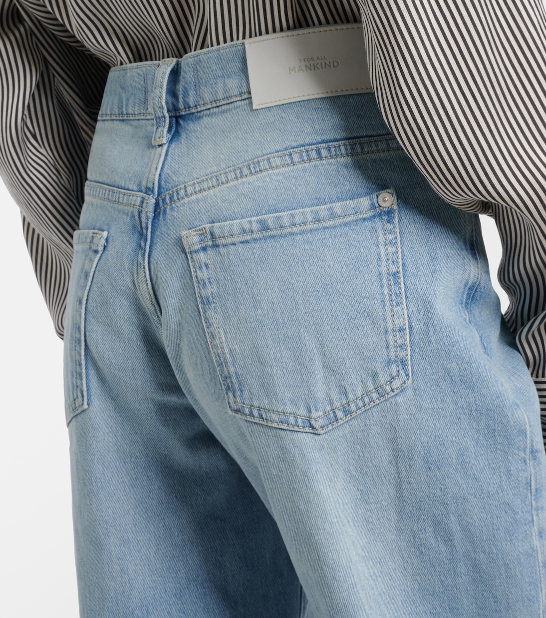 Mid-Rise Straight Jeans Stovepipe | 7 For All Mankind