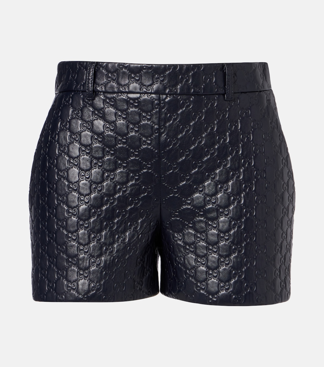 Shorts GG aus Leder | Gucci