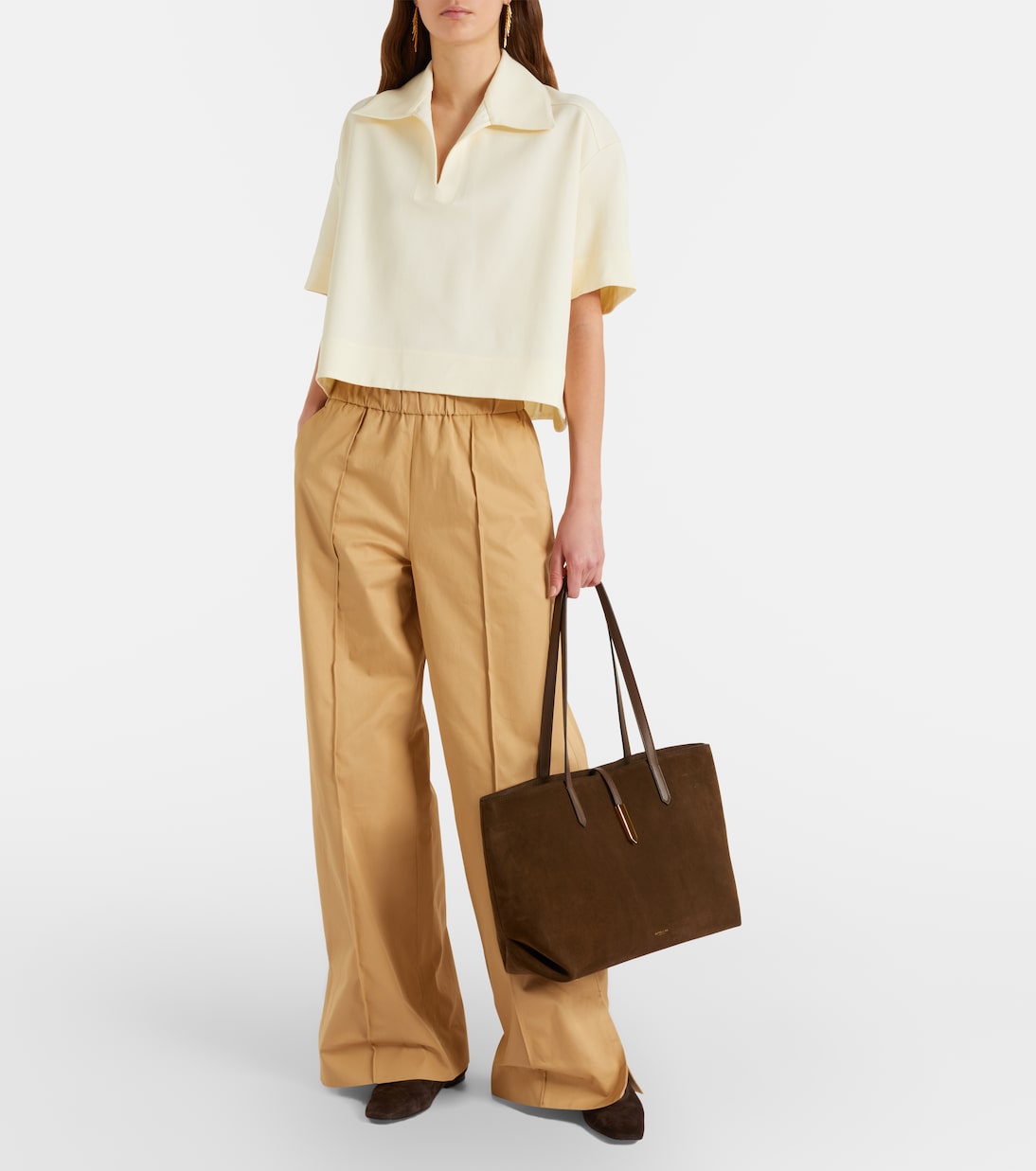 Bolso Tokyo de ante con piel | DeMellier