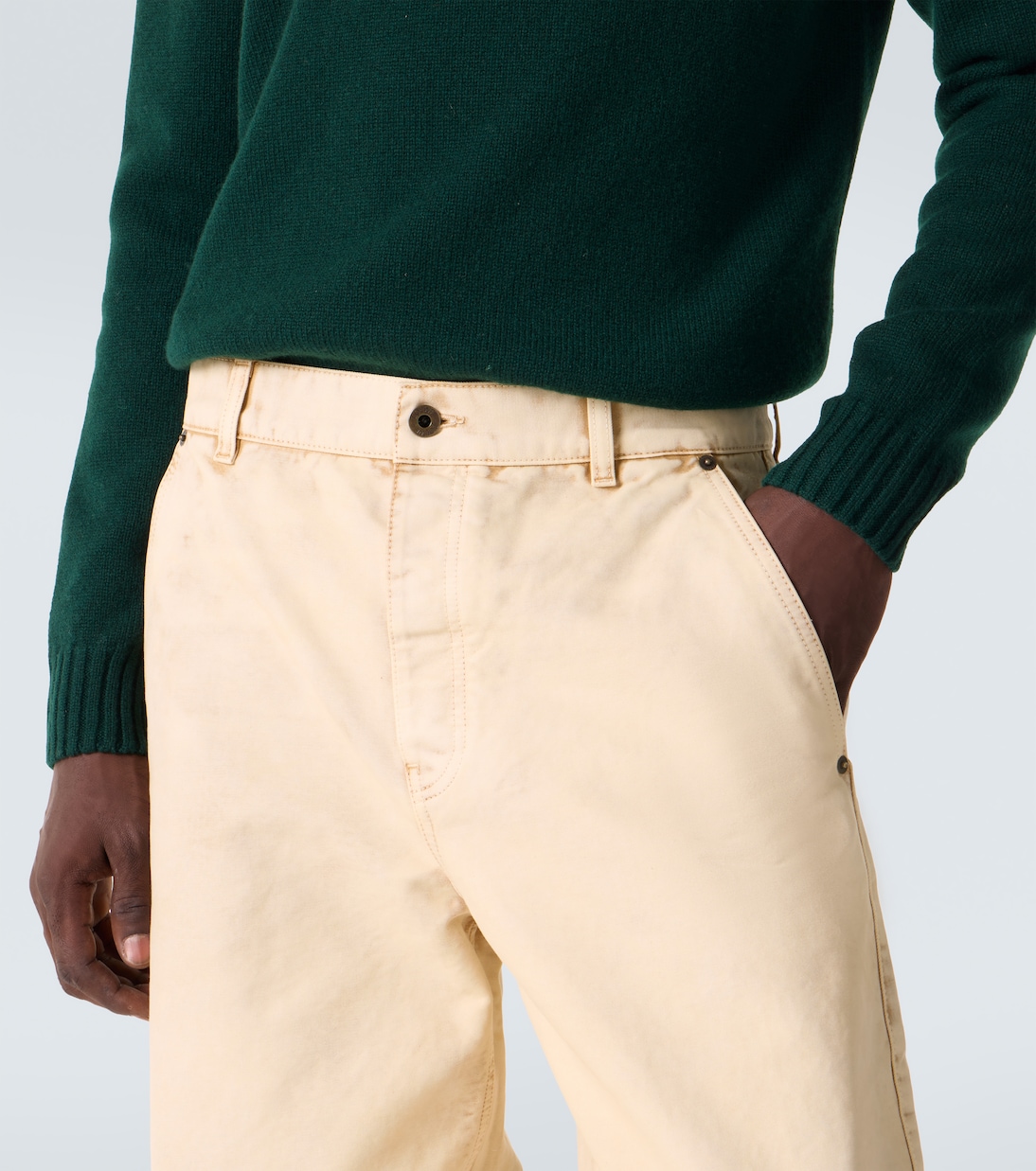 Pantaloni regular in cotone | Loewe