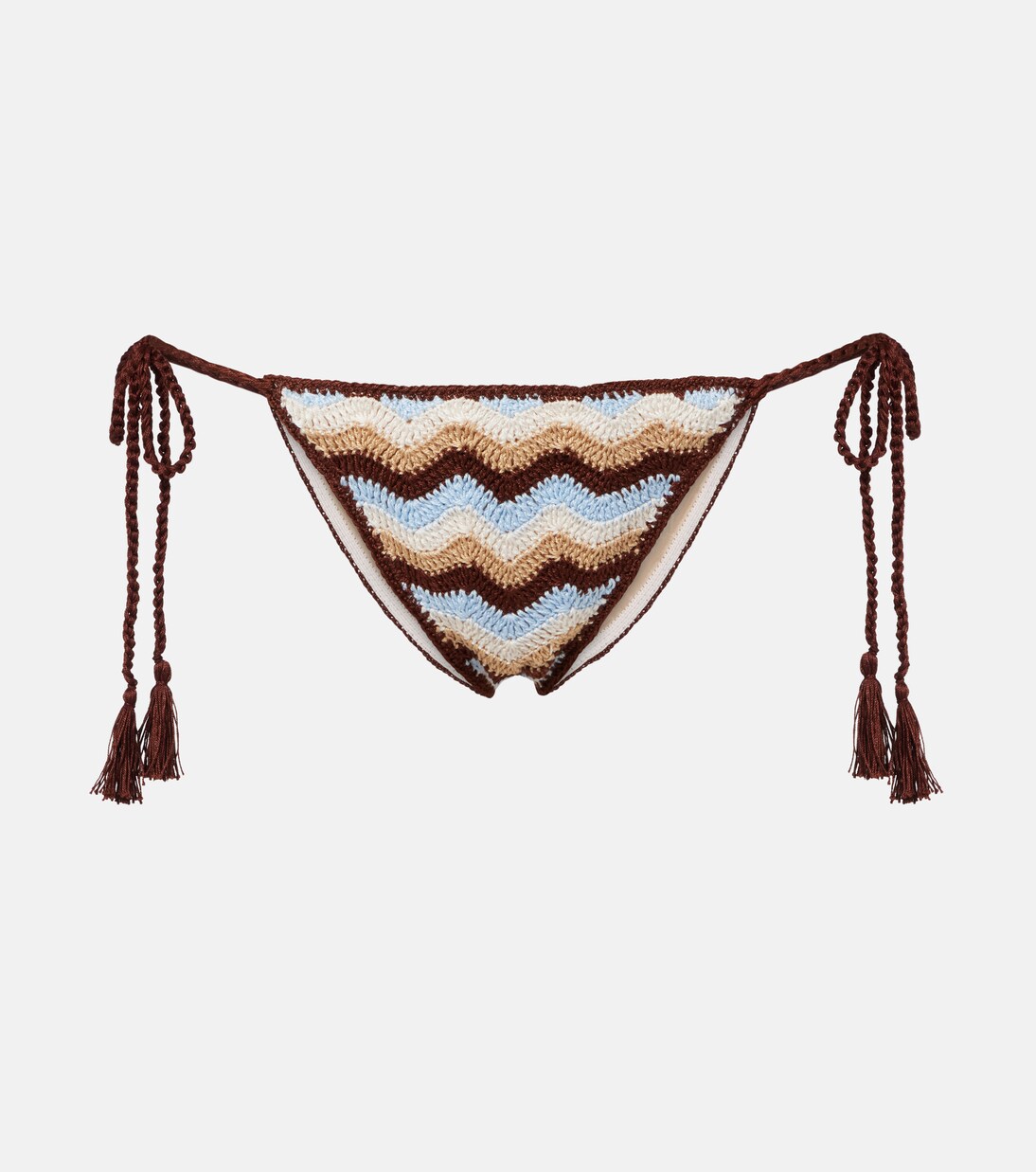 Braga de bikini Summer Chevron de croché | Anna Kosturova