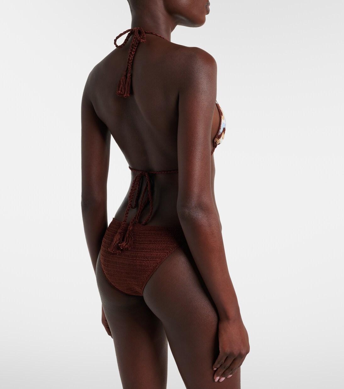 Braga de bikini Summer Chevron de croché | Anna Kosturova