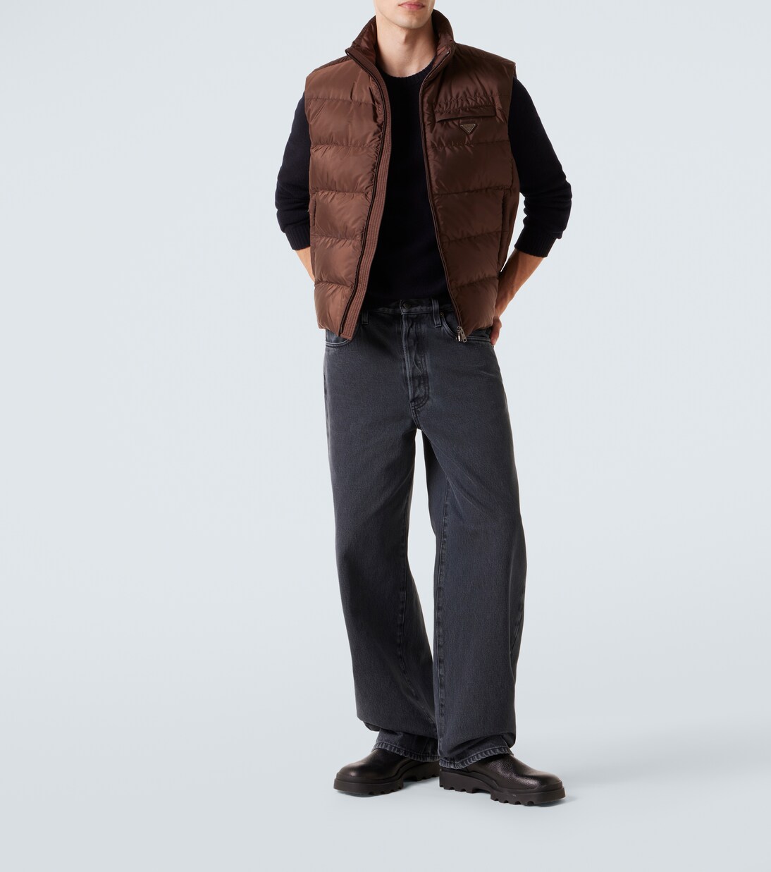 Daunenweste aus Re-Nylon | Prada