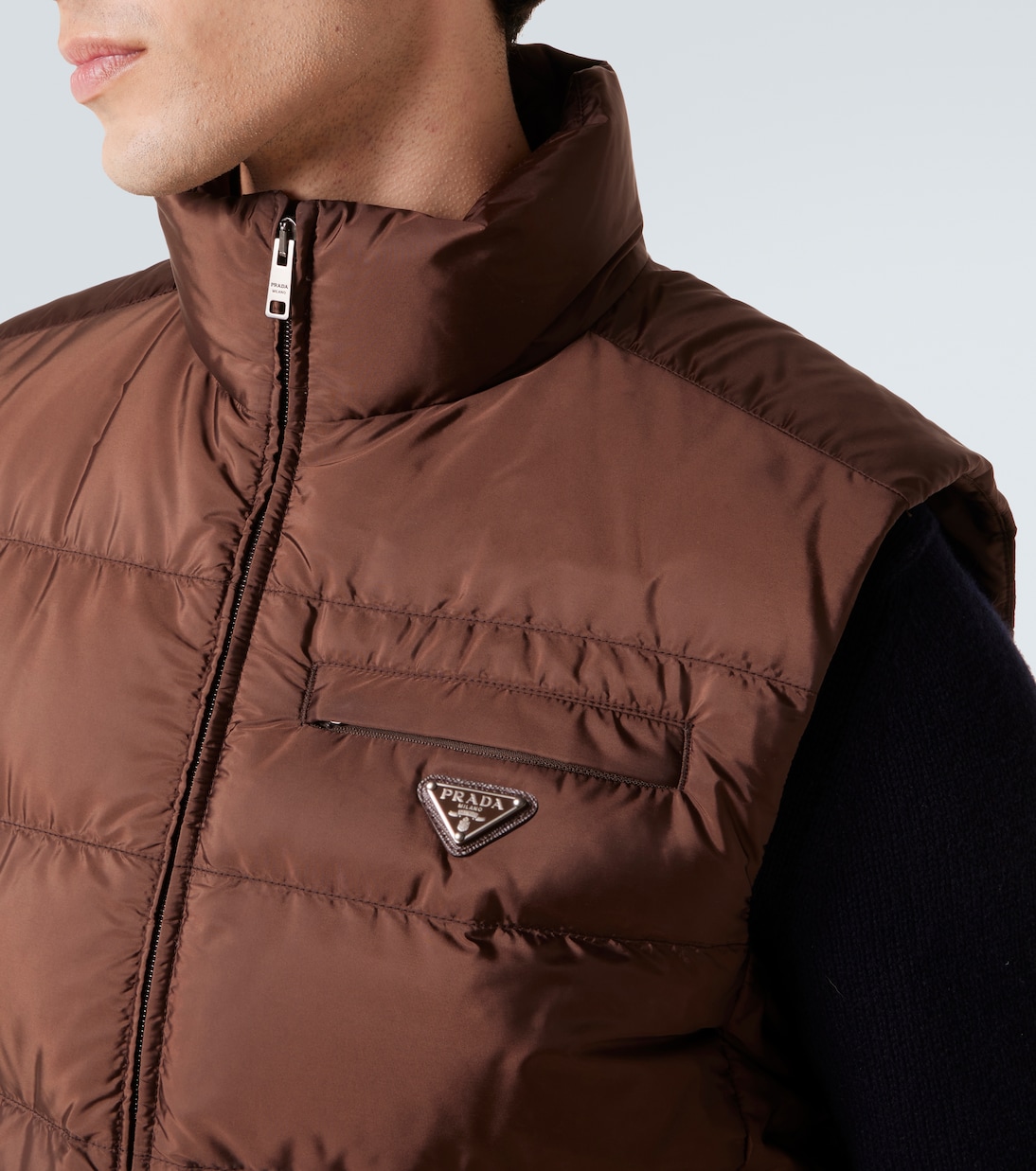 Daunenweste aus Re-Nylon | Prada