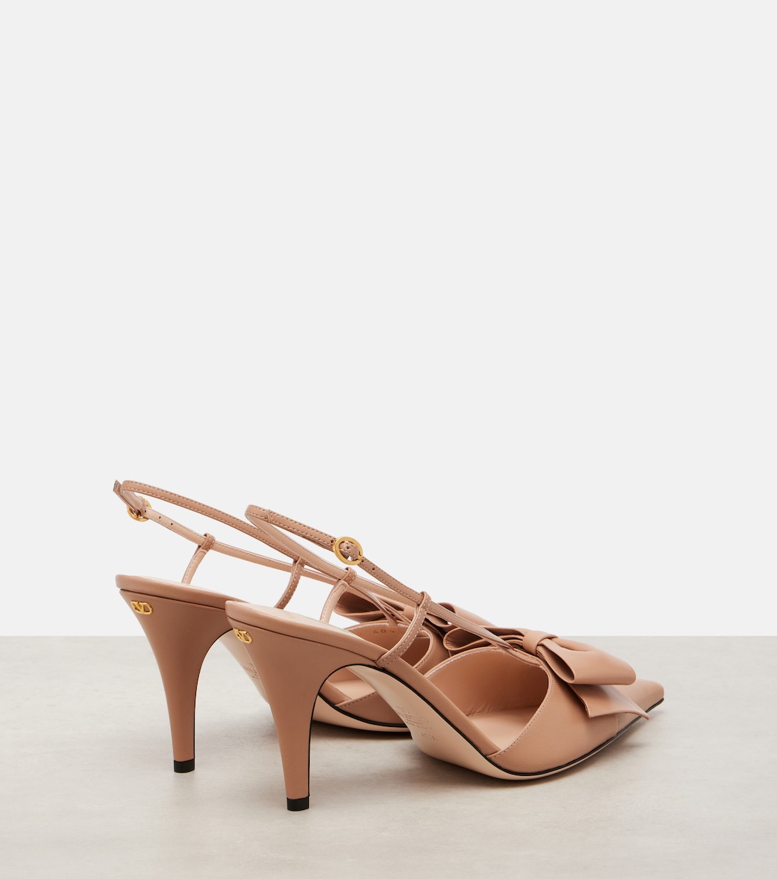 Bowow 85 leather slingback pumps | Valentino Garavani