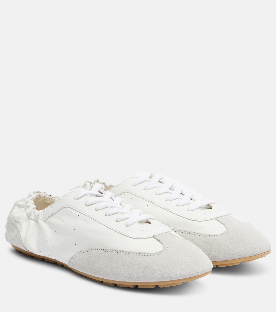 Lewis绒面革边饰皮革运动鞋 | Saint Laurent