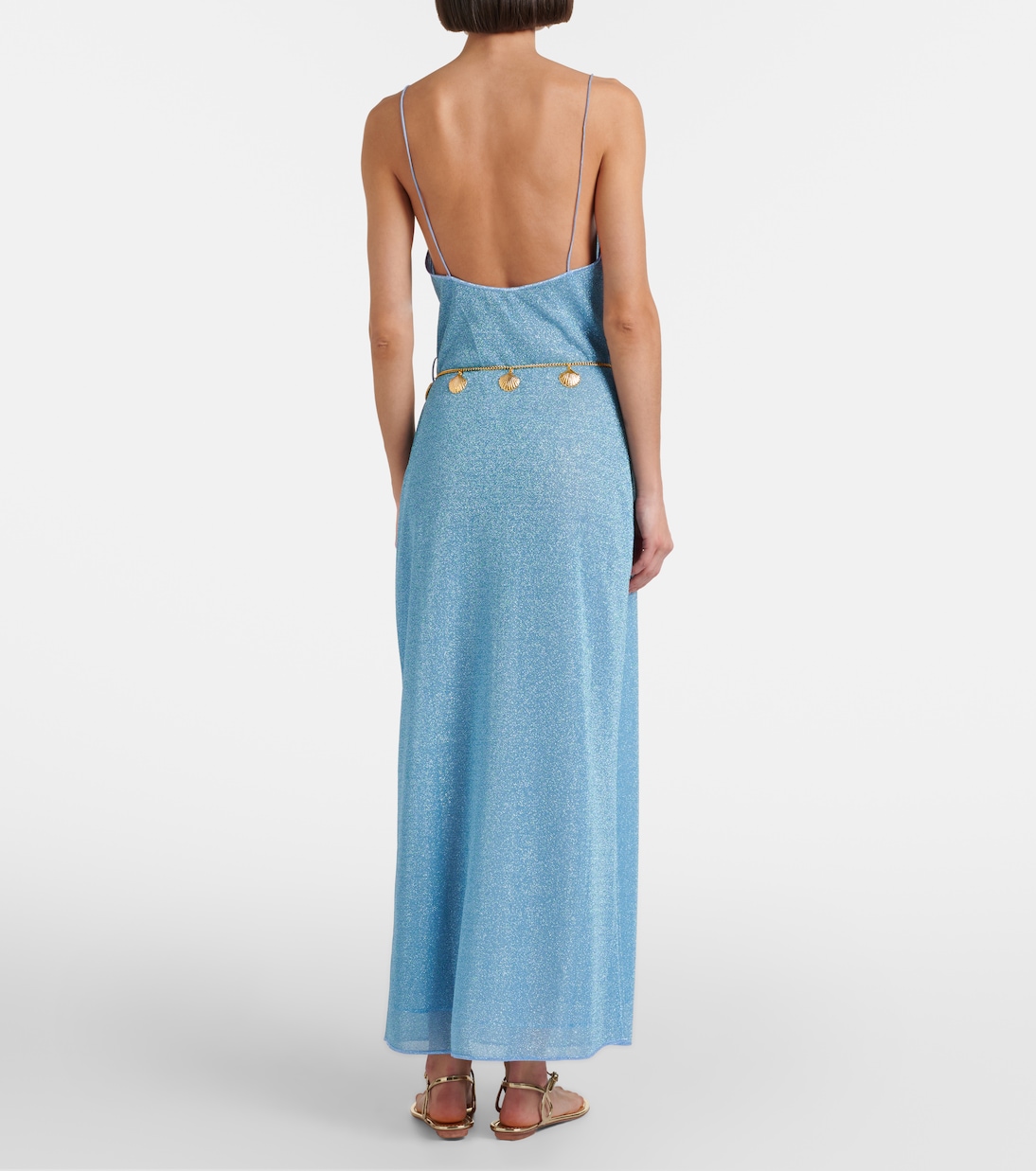 Lumière belted maxi dress | Oséree