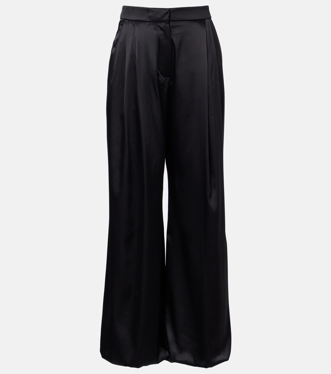 Silk-blend satin wide-leg pants | Nina Ricci