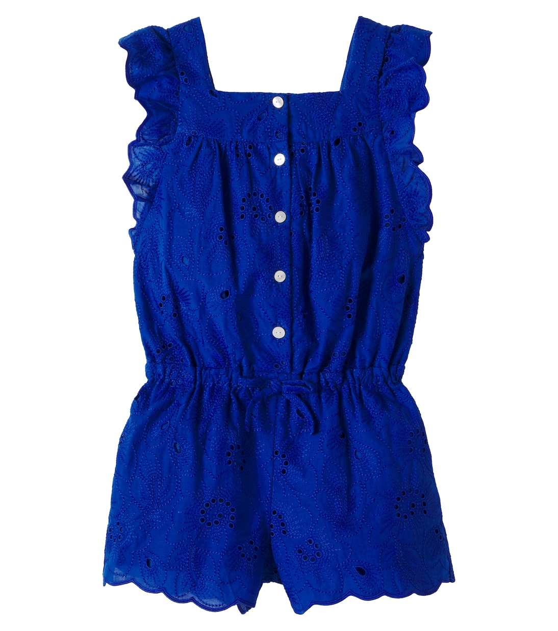 Jumpsuit corta in sangallo | Tartine et Chocolat