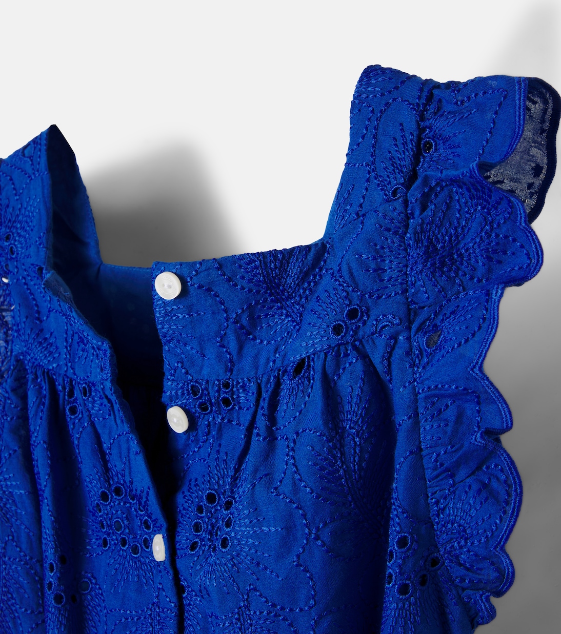 Jumpsuit corta in sangallo | Tartine et Chocolat