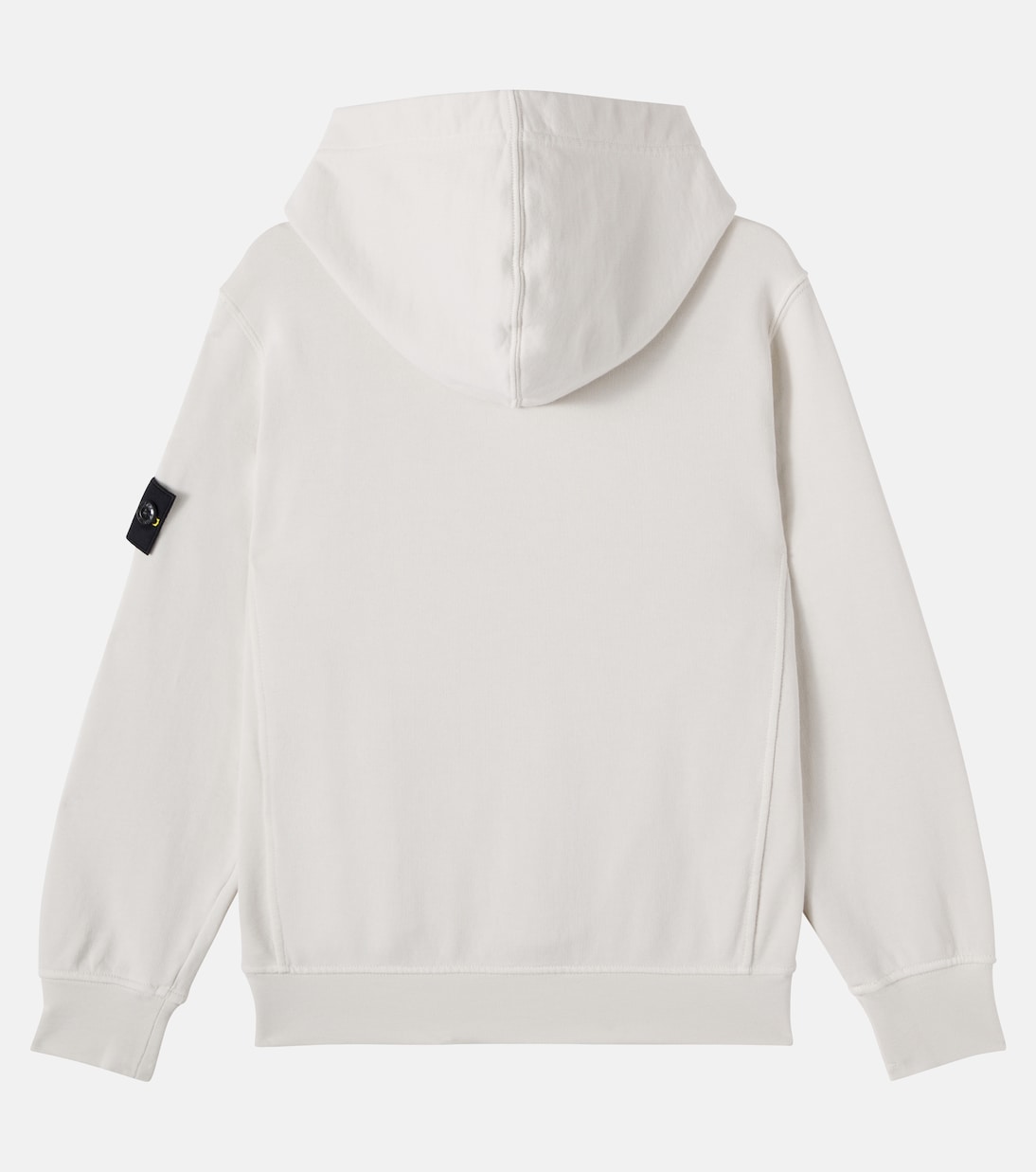 Compass cotton jersey hoodie | Stone Island Junior
