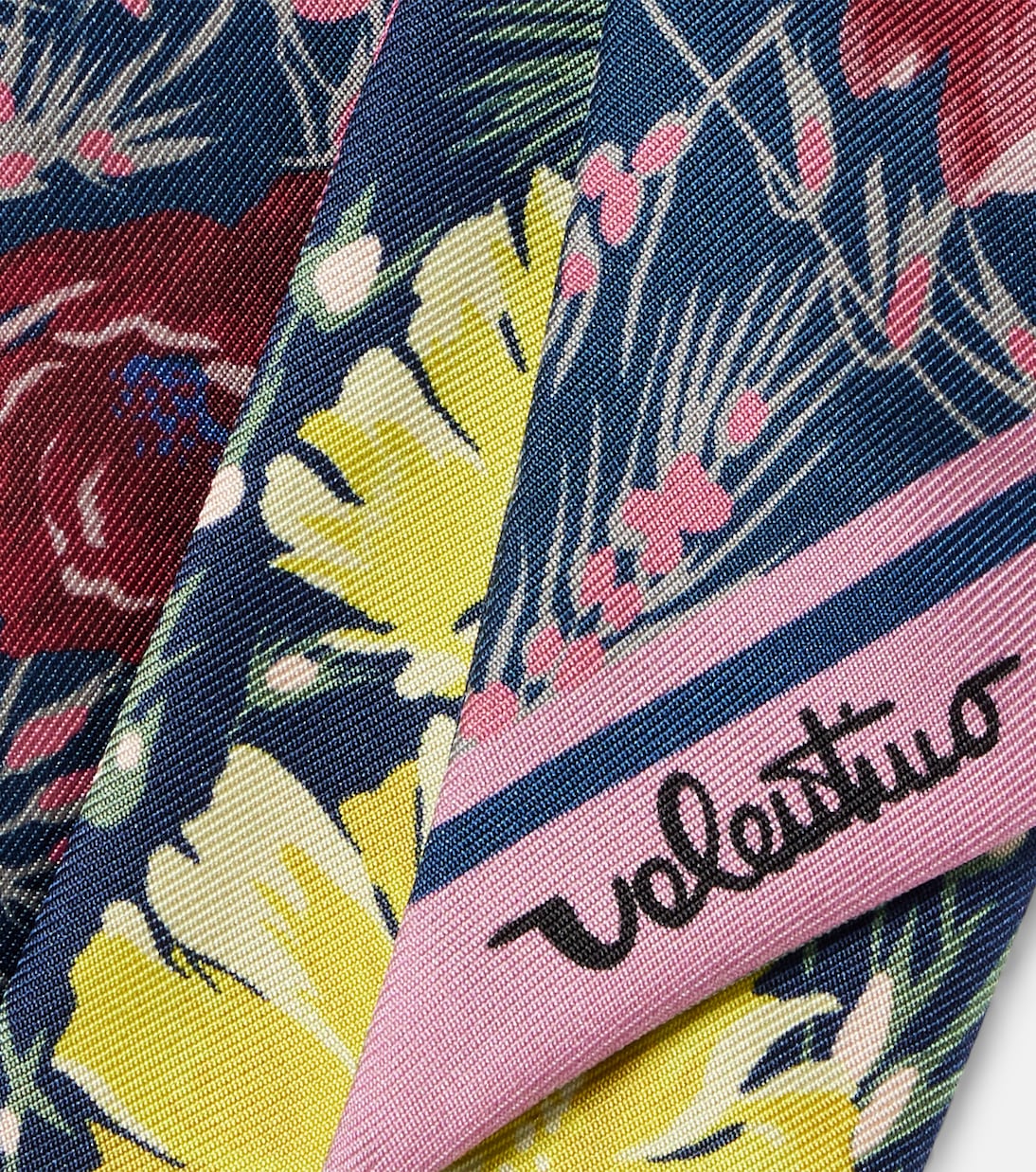 Printed silk twill scarf | Valentino