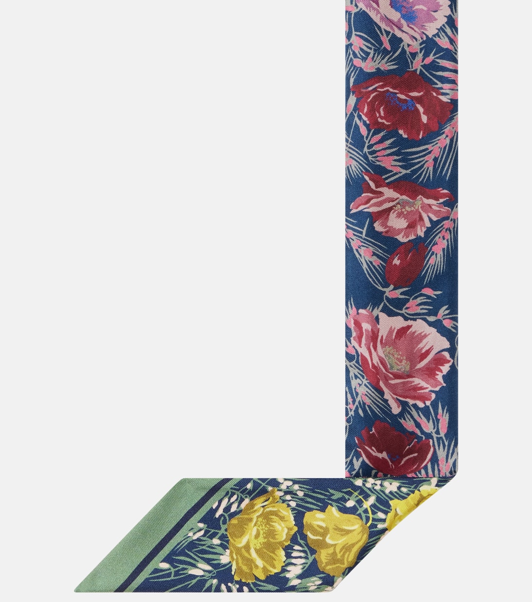 Printed silk twill scarf | Valentino