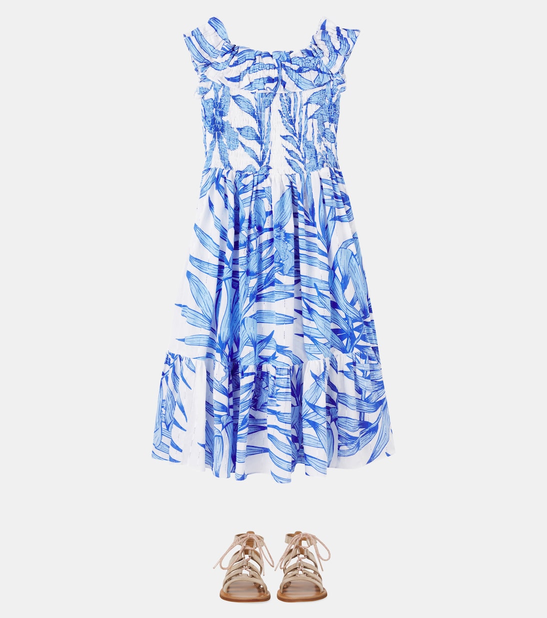 Kleid Suzanne aus Baumwolle | Poupette St Barth Kids