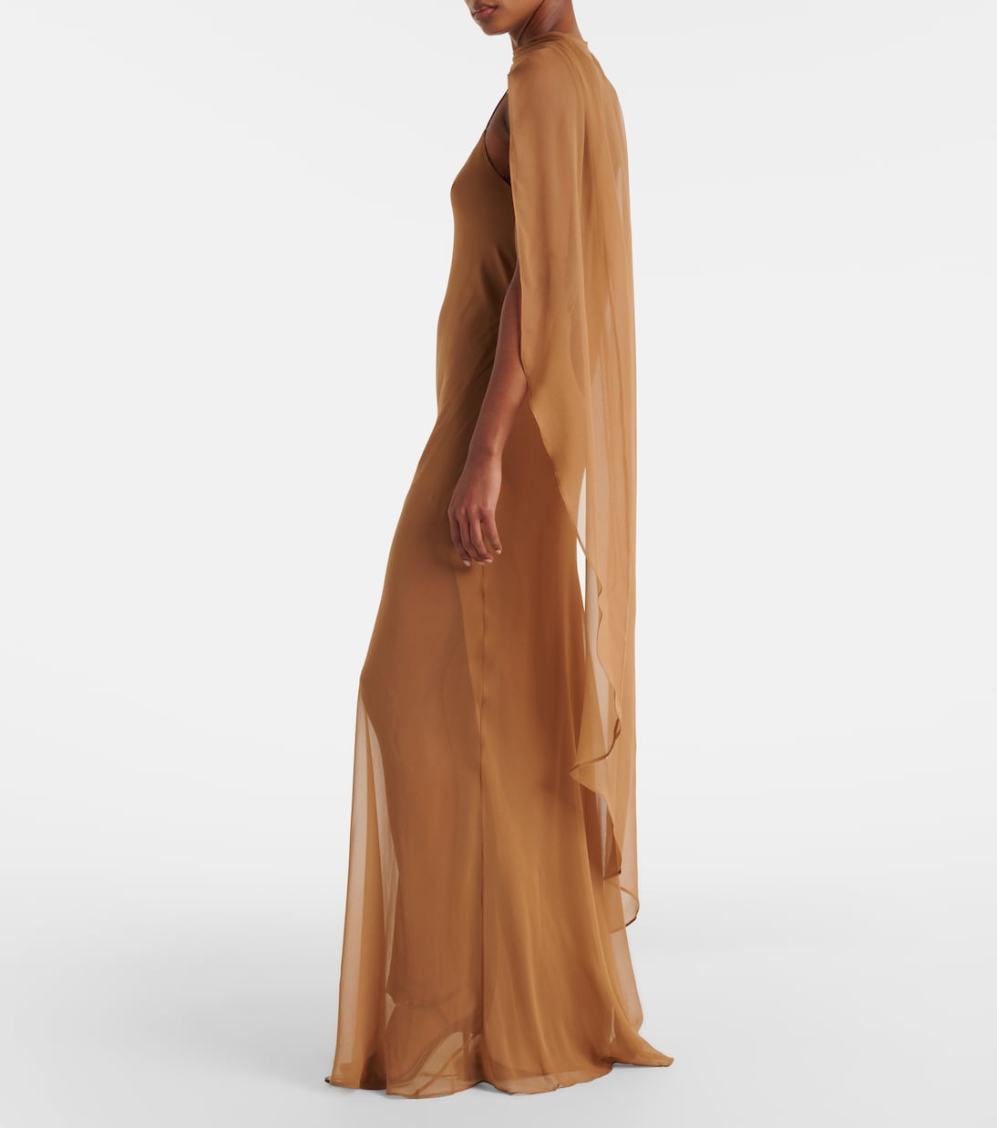Robe aus Seidensatin | The Sei