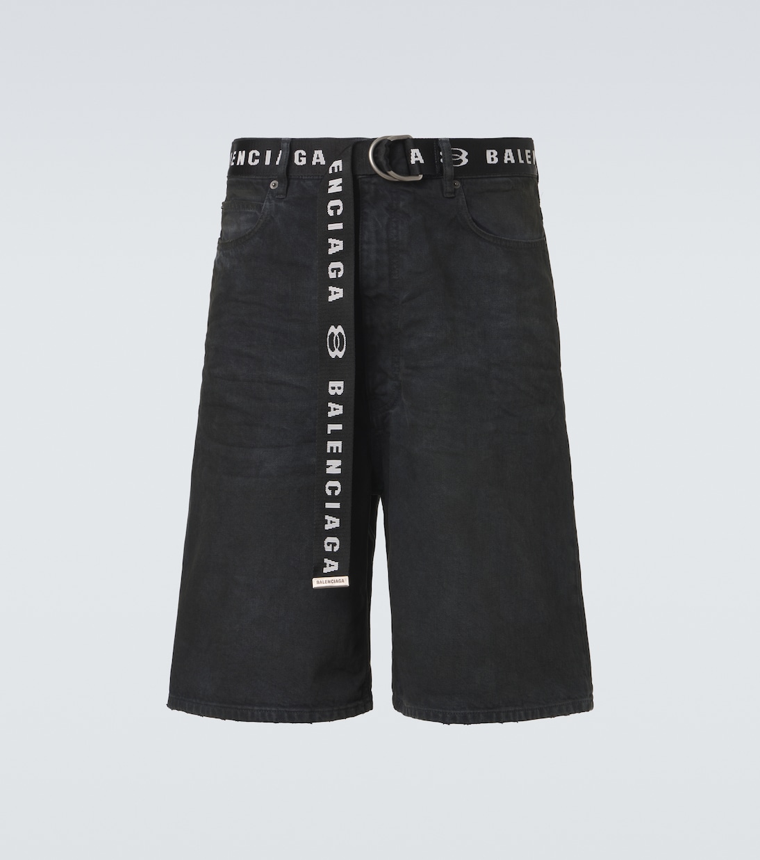 Bermudas Unity de denim con cinturón | Balenciaga