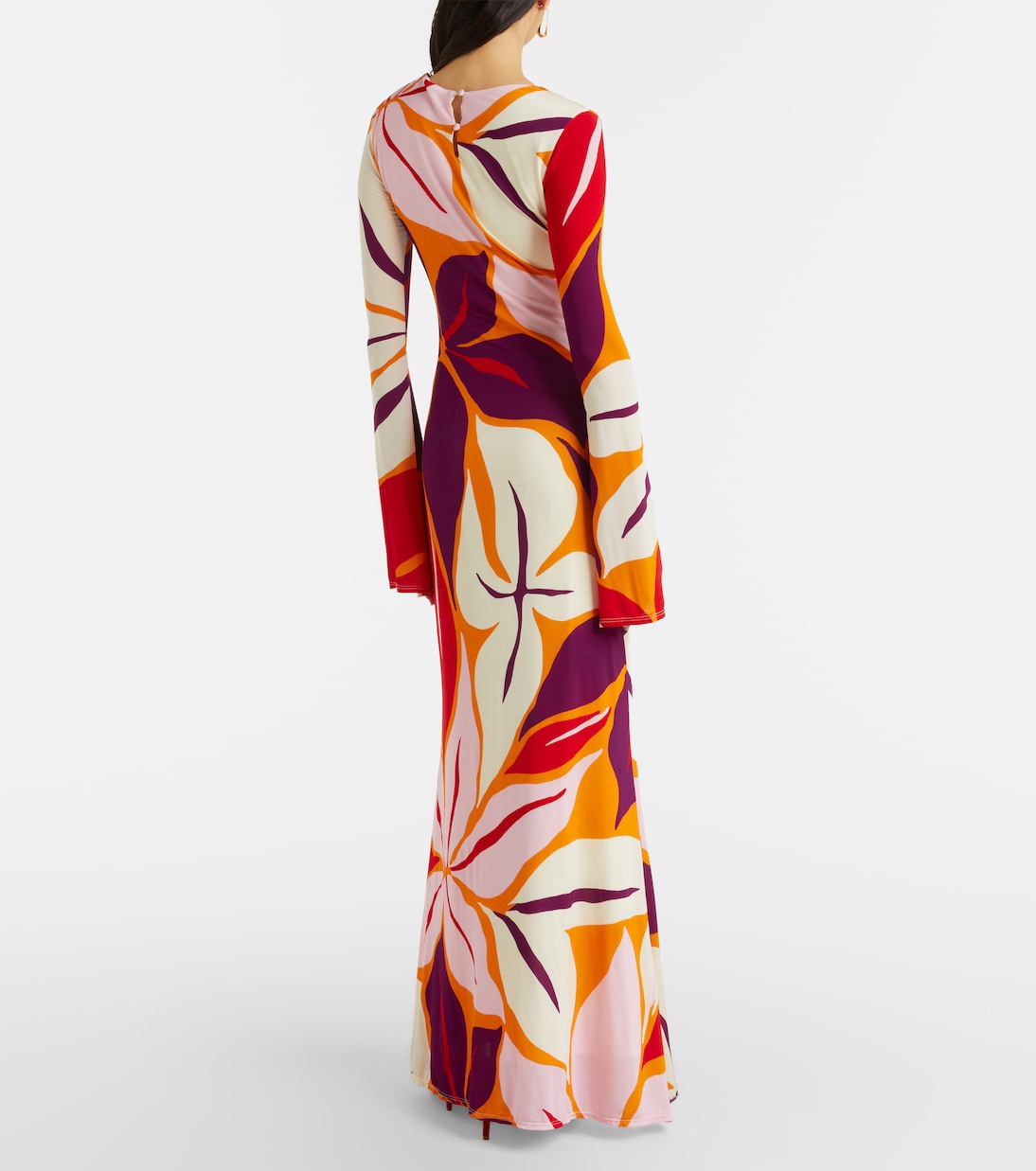 Amay floral jersey maxi dress | Cala de la Cruz