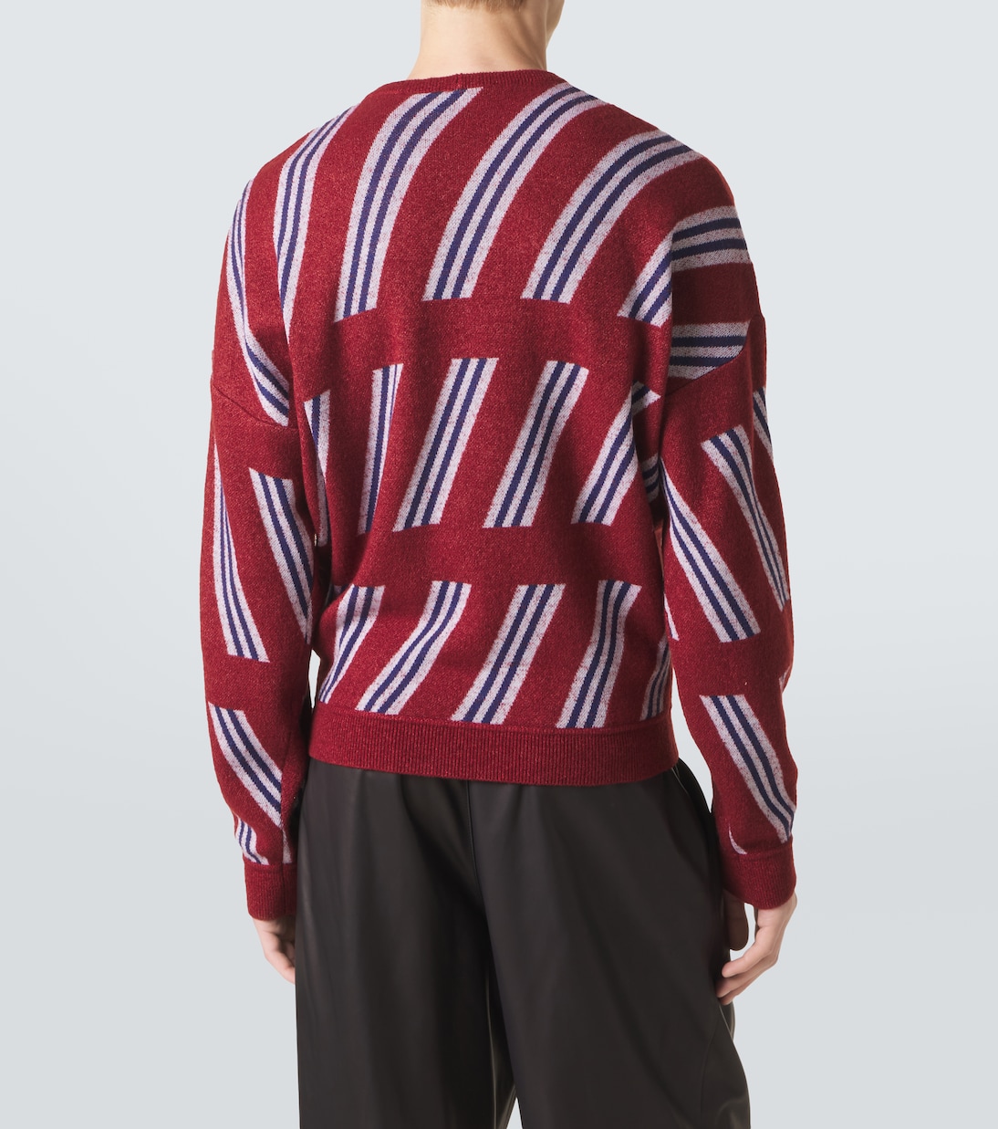 Striped wool, cashmere, and silk sweater | Giorgio Armani