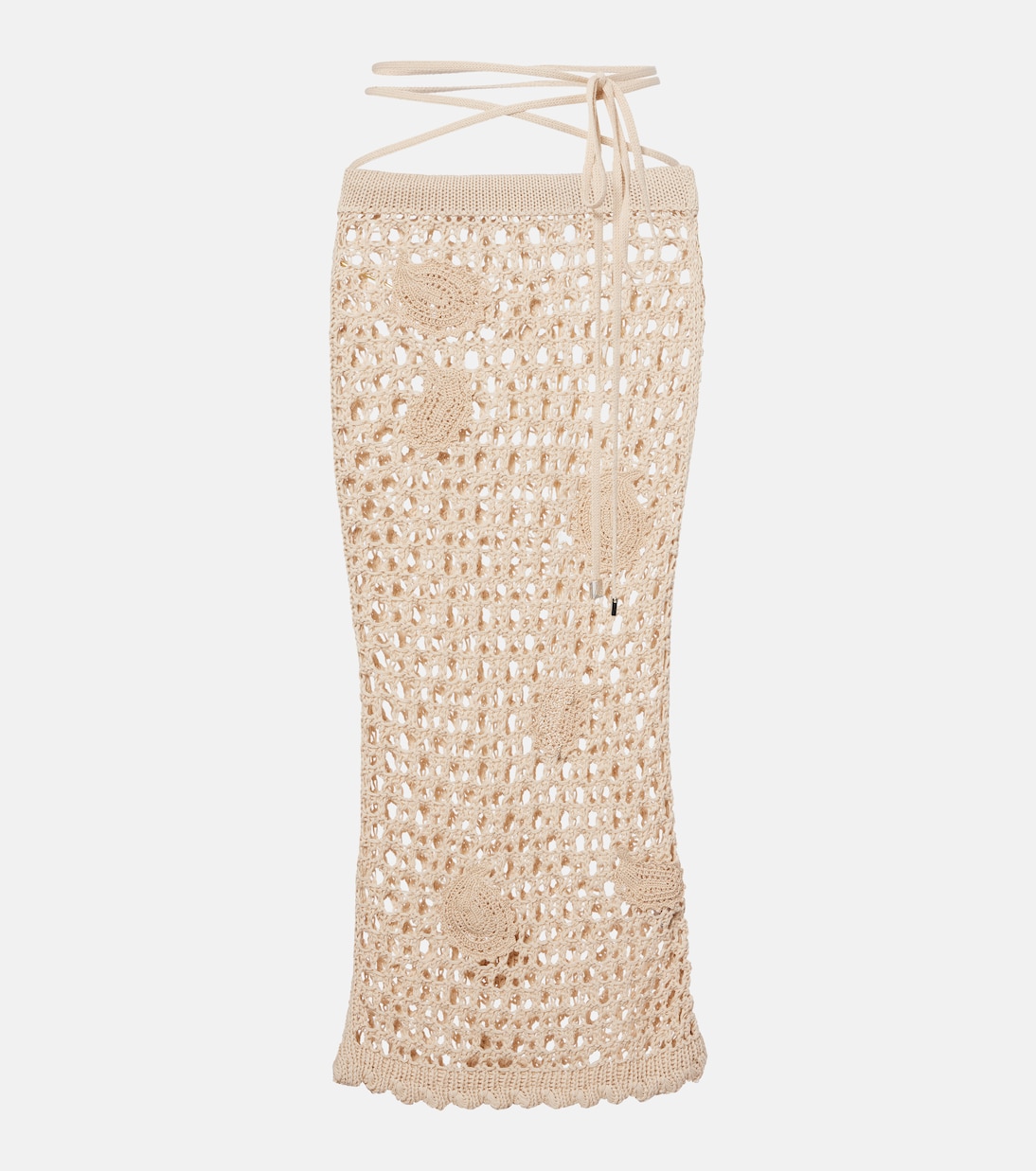 Open-knit cotton beach cover-up | The Attico