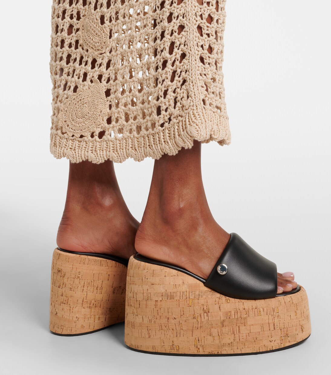 Open-knit cotton beach cover-up | The Attico