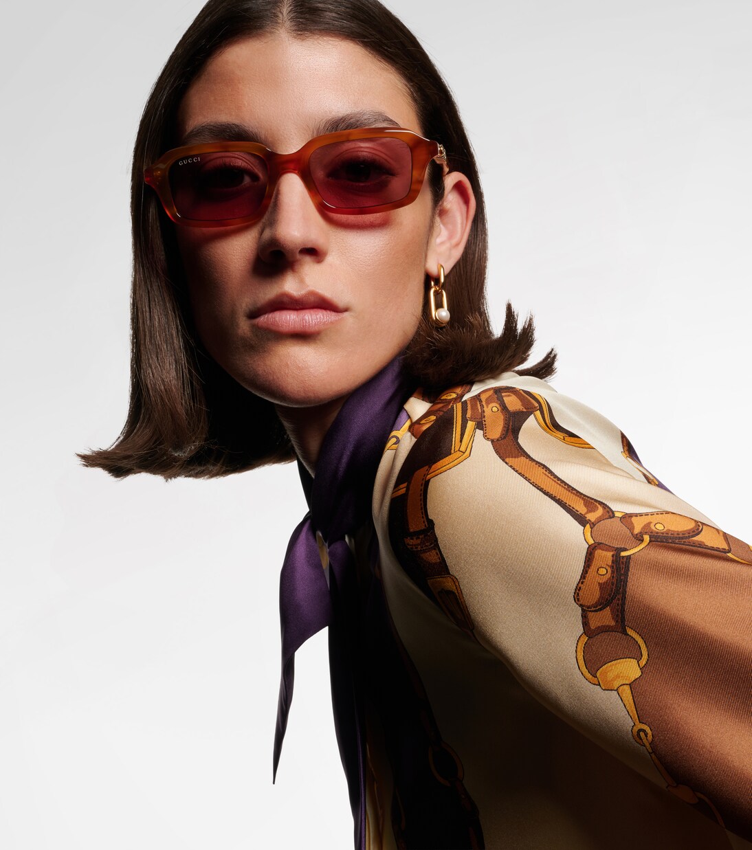 Signoria rectangular sunglasses | Gucci