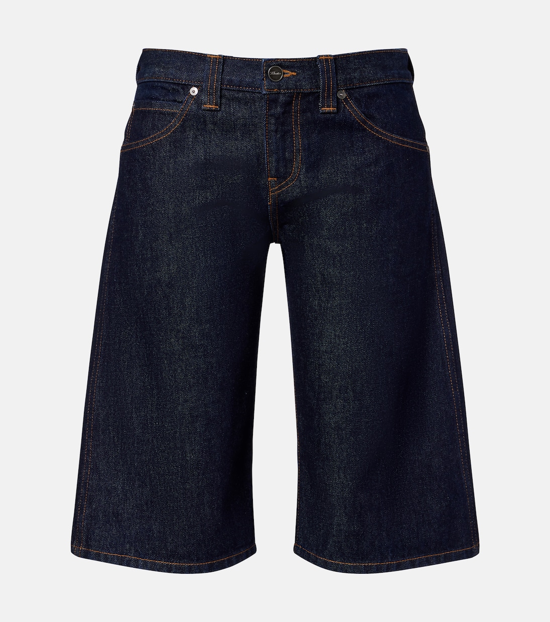 Kinga denim Bermuda shorts | Khaite