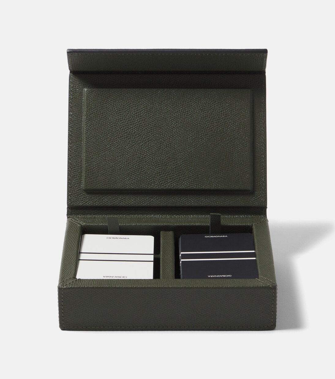 Parma leather playing cards holder  | Giobagnara