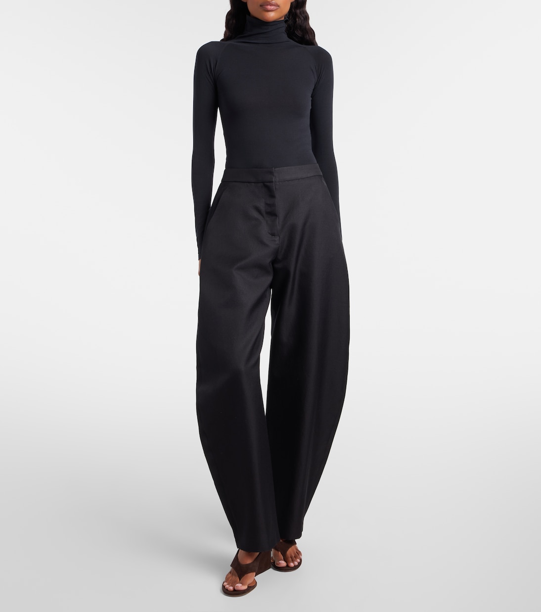 Cube suede wedge sandals | Alaïa