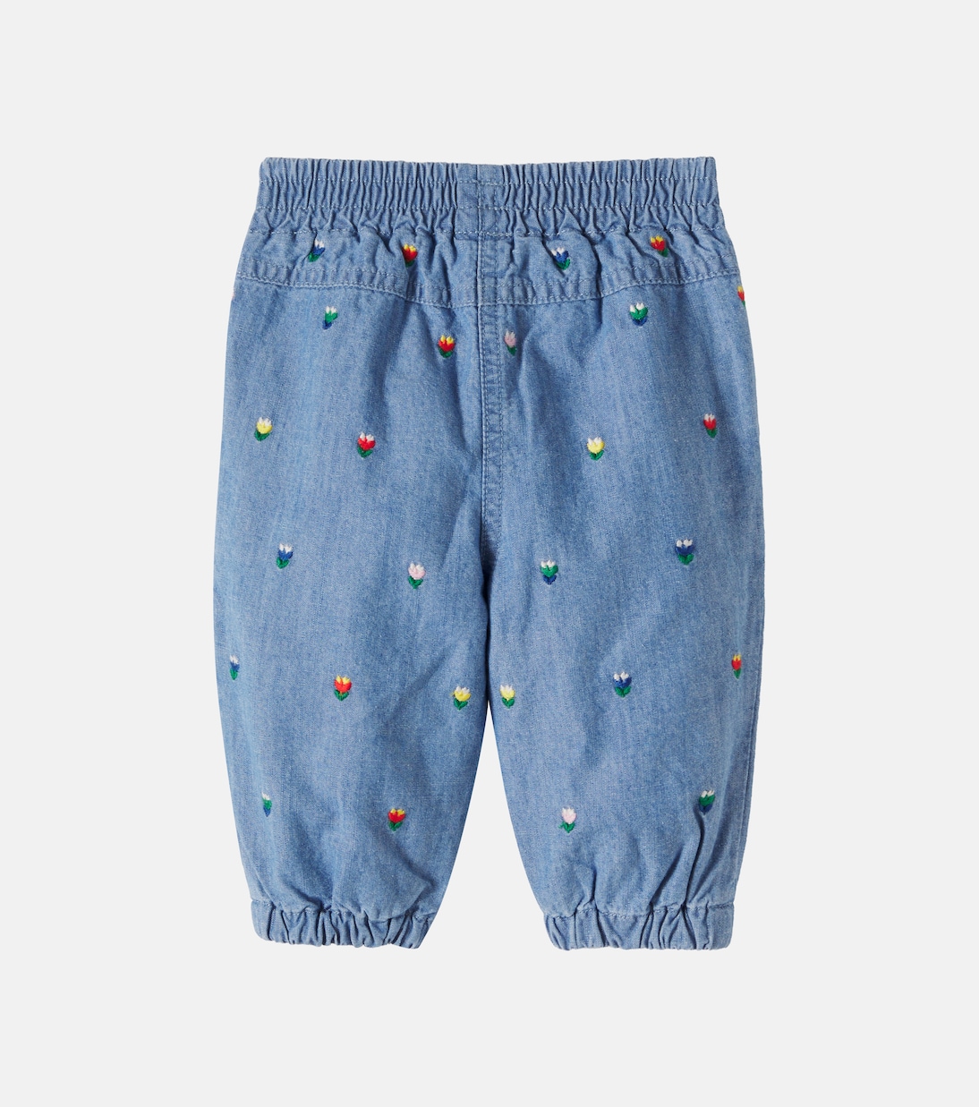 Baby – Pantaloni in chambray con ricamo | Stella McCartney Kids