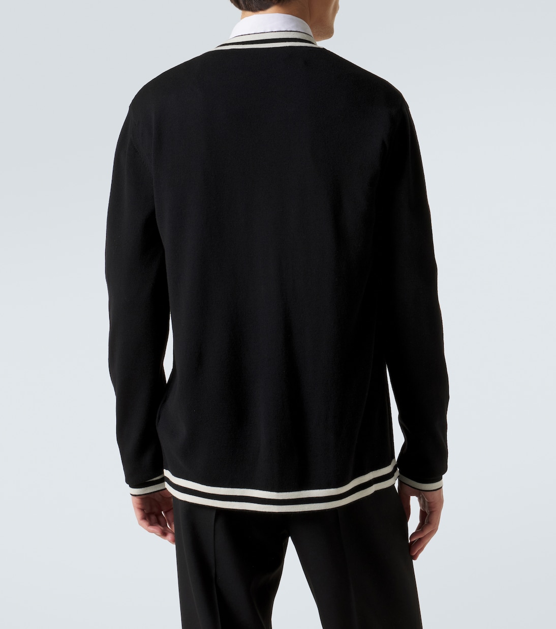VLogo virgin wool cardigan  | Valentino