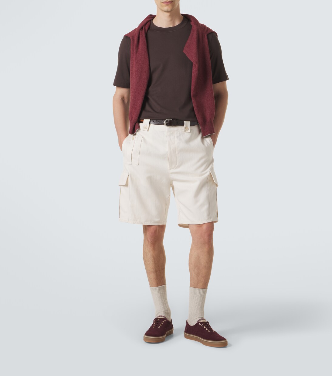 Logo cotton jersey T-shirt | Brunello Cucinelli