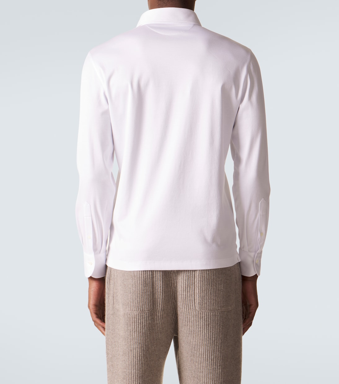 Cotton jersey polo shirt | Brunello Cucinelli