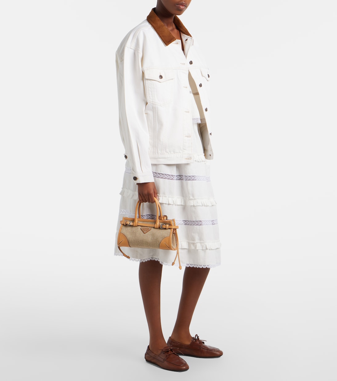 Henkeltasche Prada Bonnie Small mit Leder | Prada