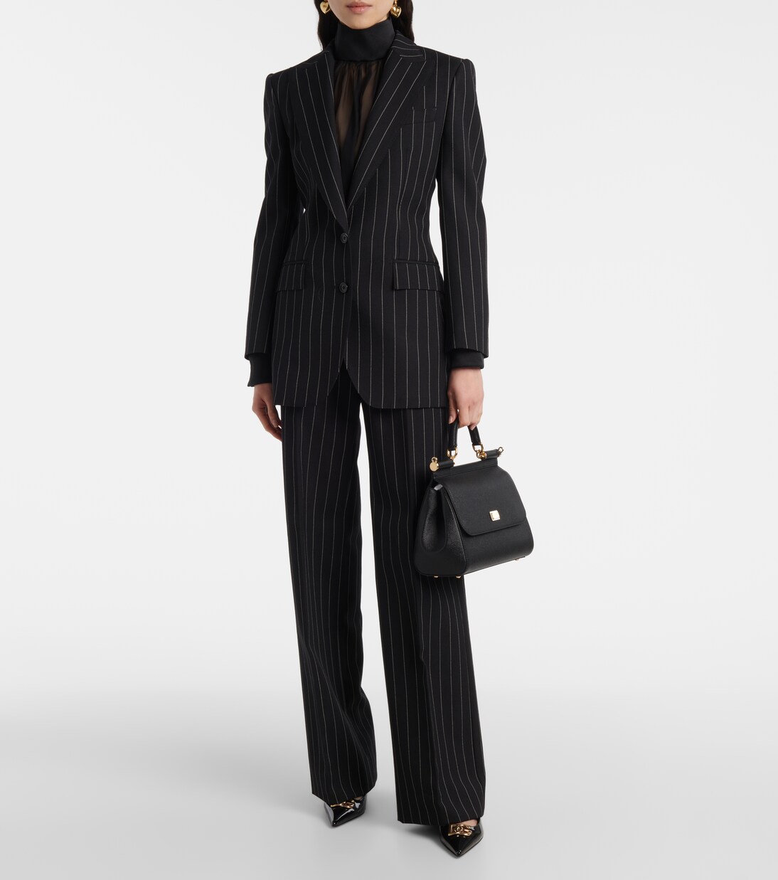 Sicily 미디엄 레더 숄더 백 | Dolce&Gabbana