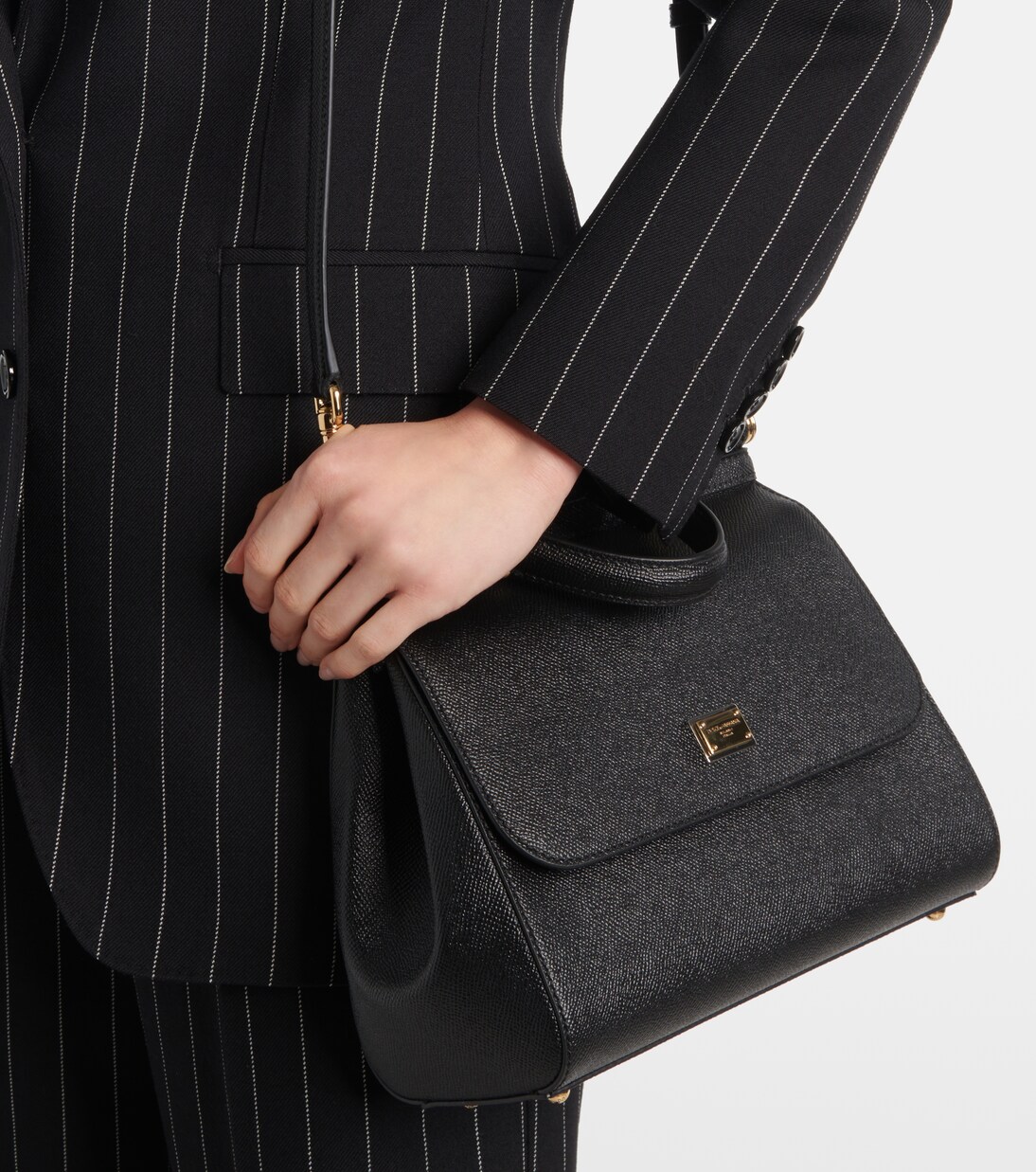 Sicily 미디엄 레더 숄더 백 | Dolce&Gabbana