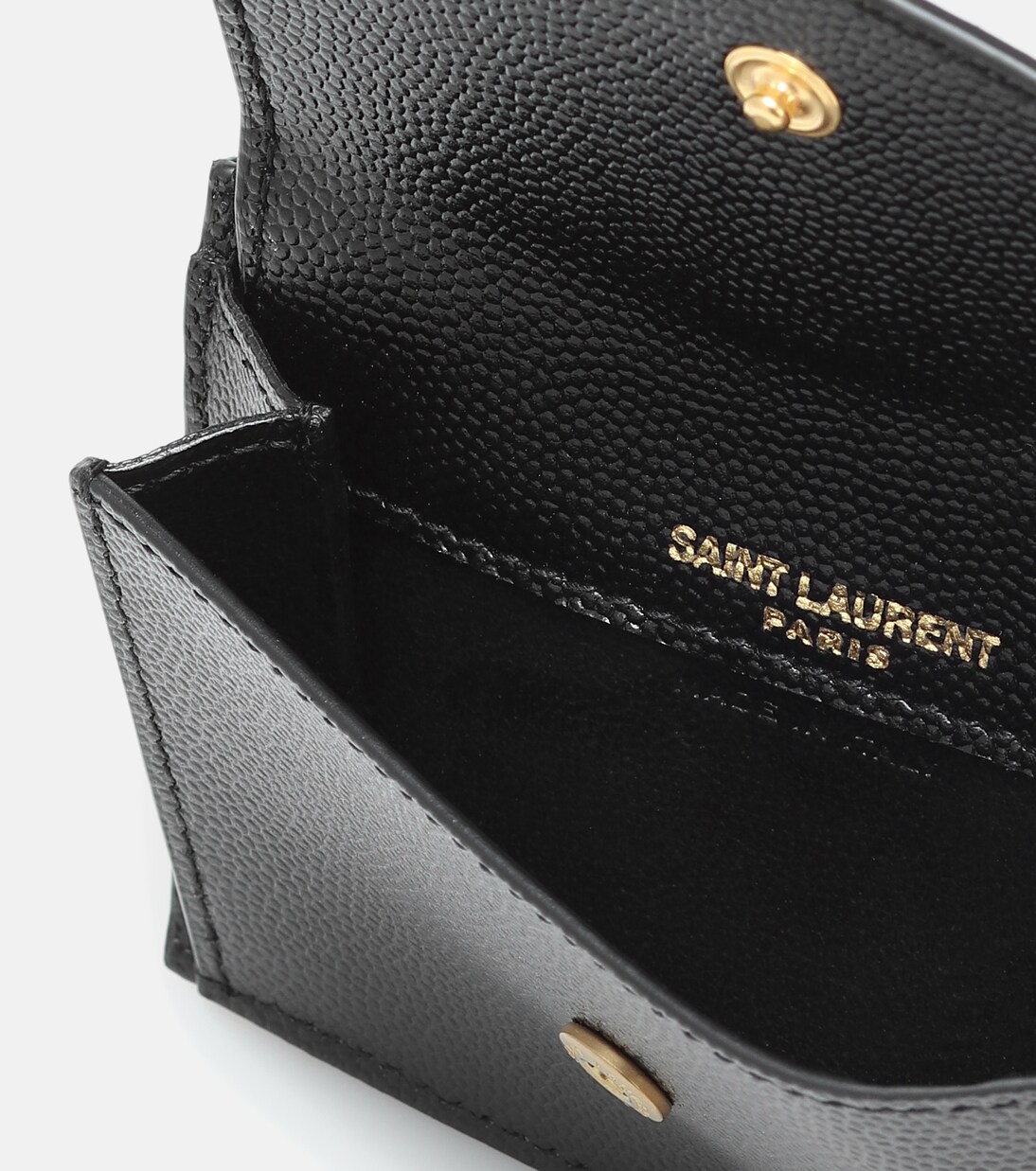 Uptown leather card case | Saint Laurent
