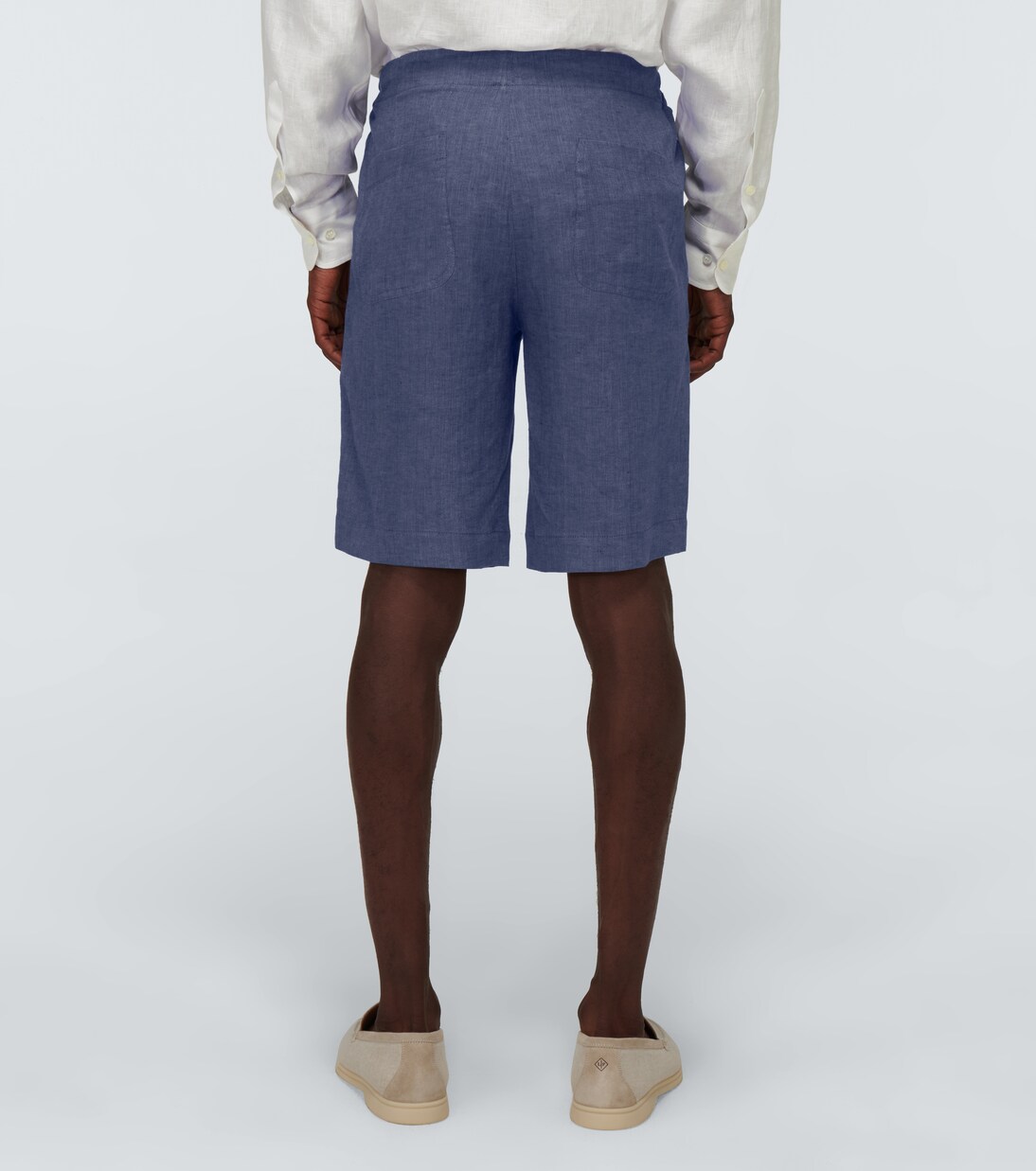 André Arizona Solaire linen Bermuda shorts | Loro Piana