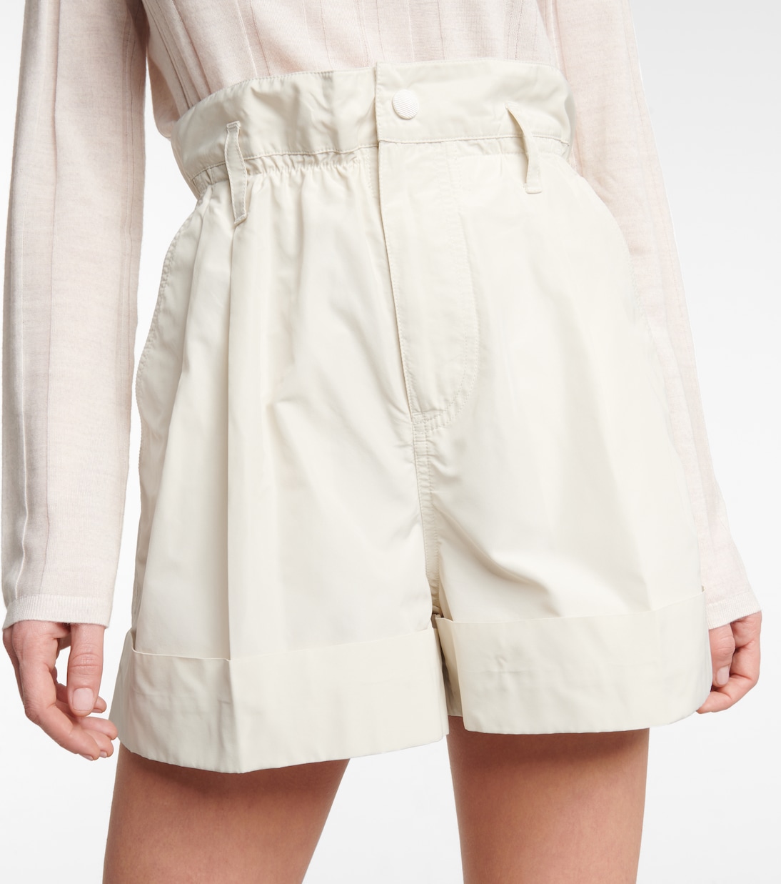 Faille paperbag shorts | Moncler