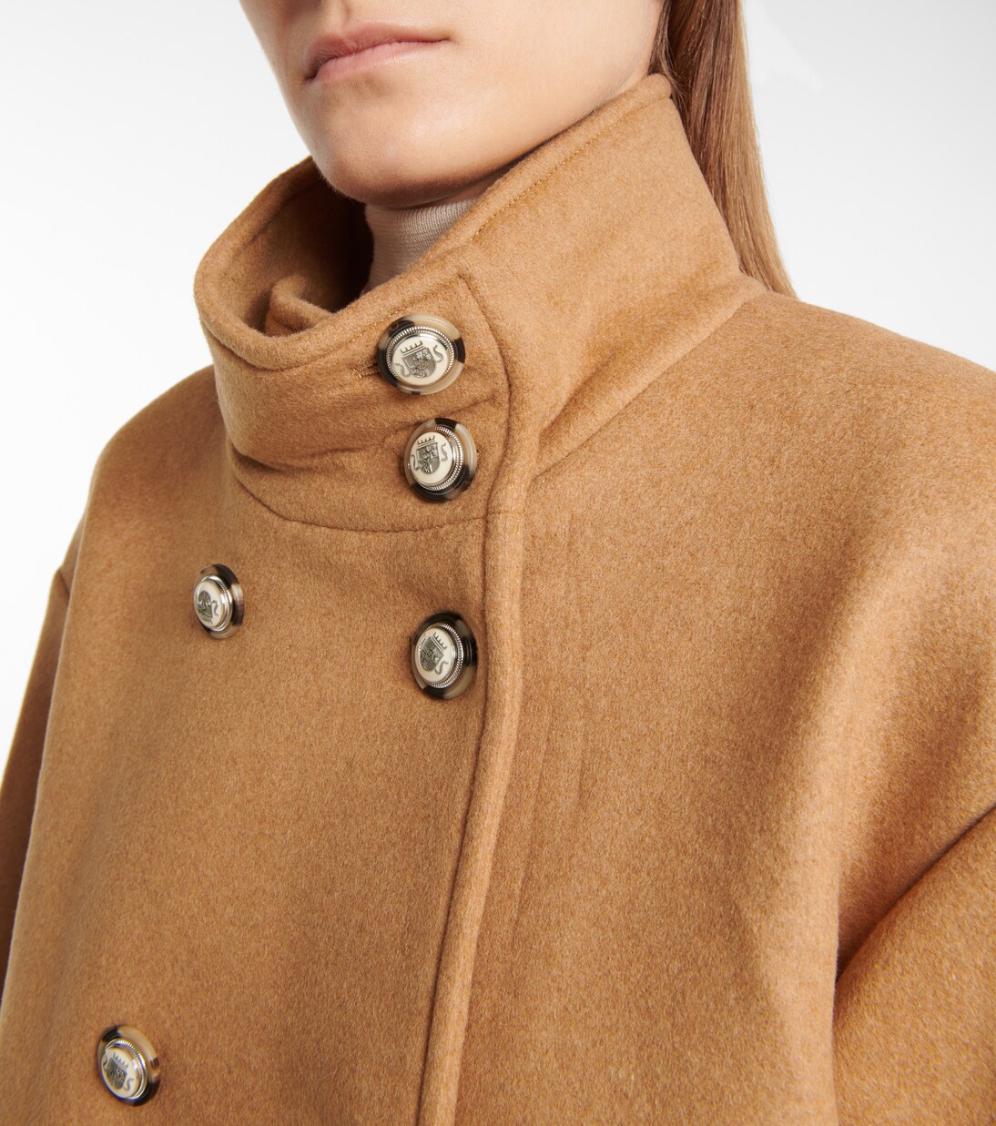 Chaqueta Cassie de lana plisada | Veronica Beard