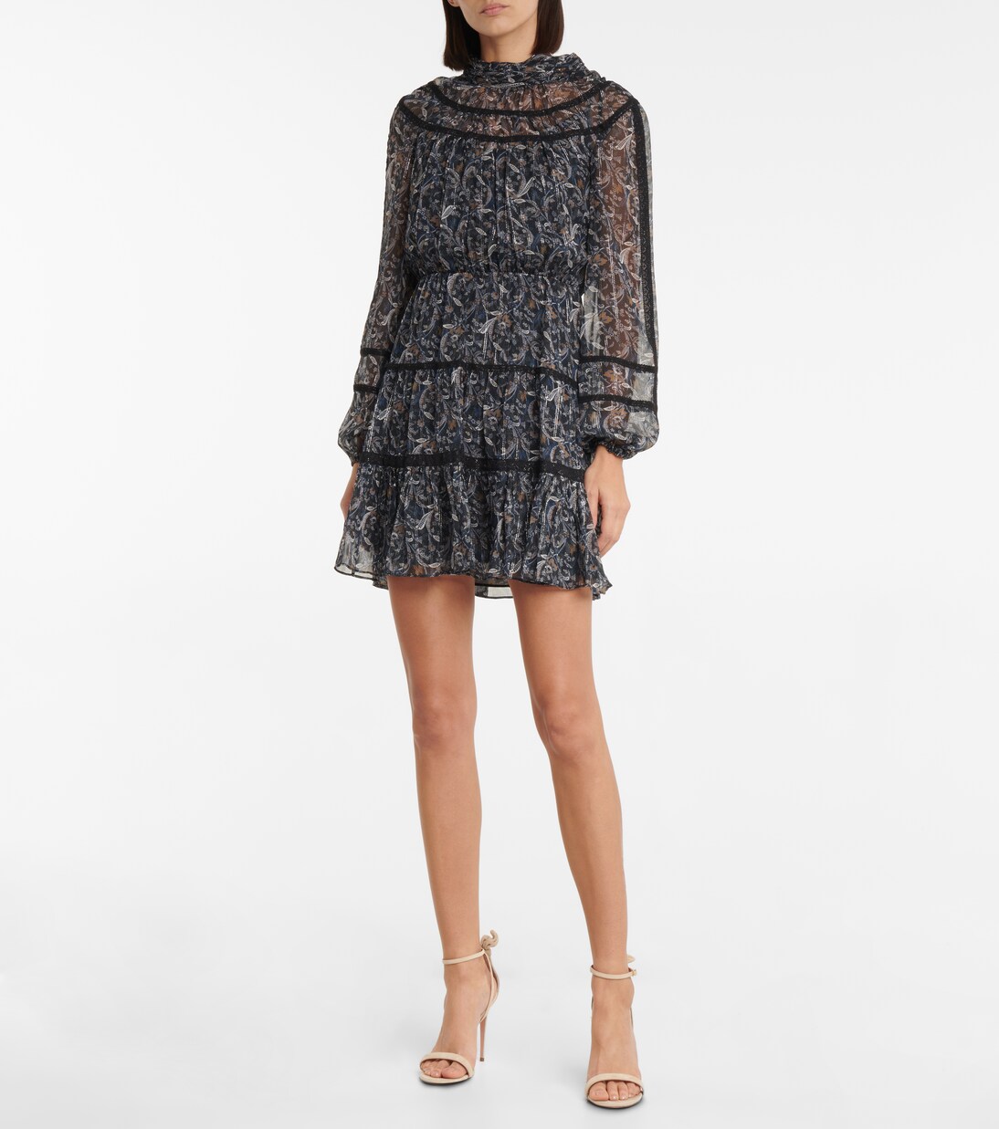 Robe Rahla en soie mélangée | Veronica Beard