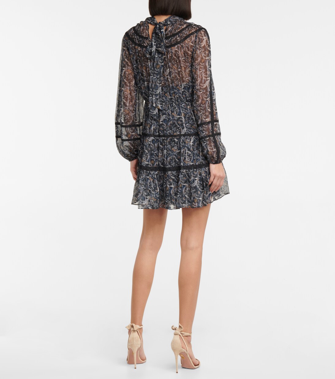 Robe Rahla en soie mélangée | Veronica Beard