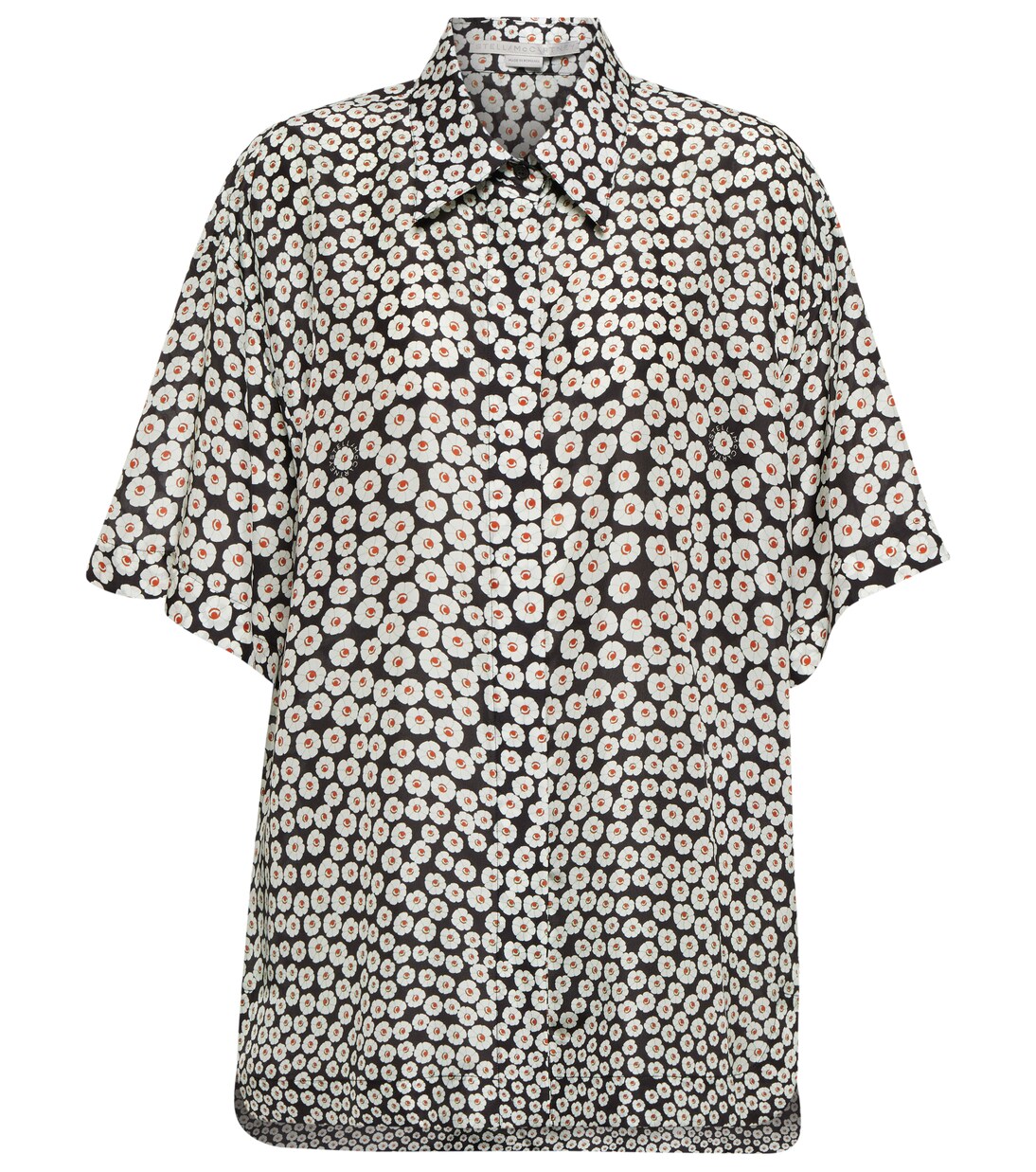 Chemise en soie à fleurs | Stella McCartney