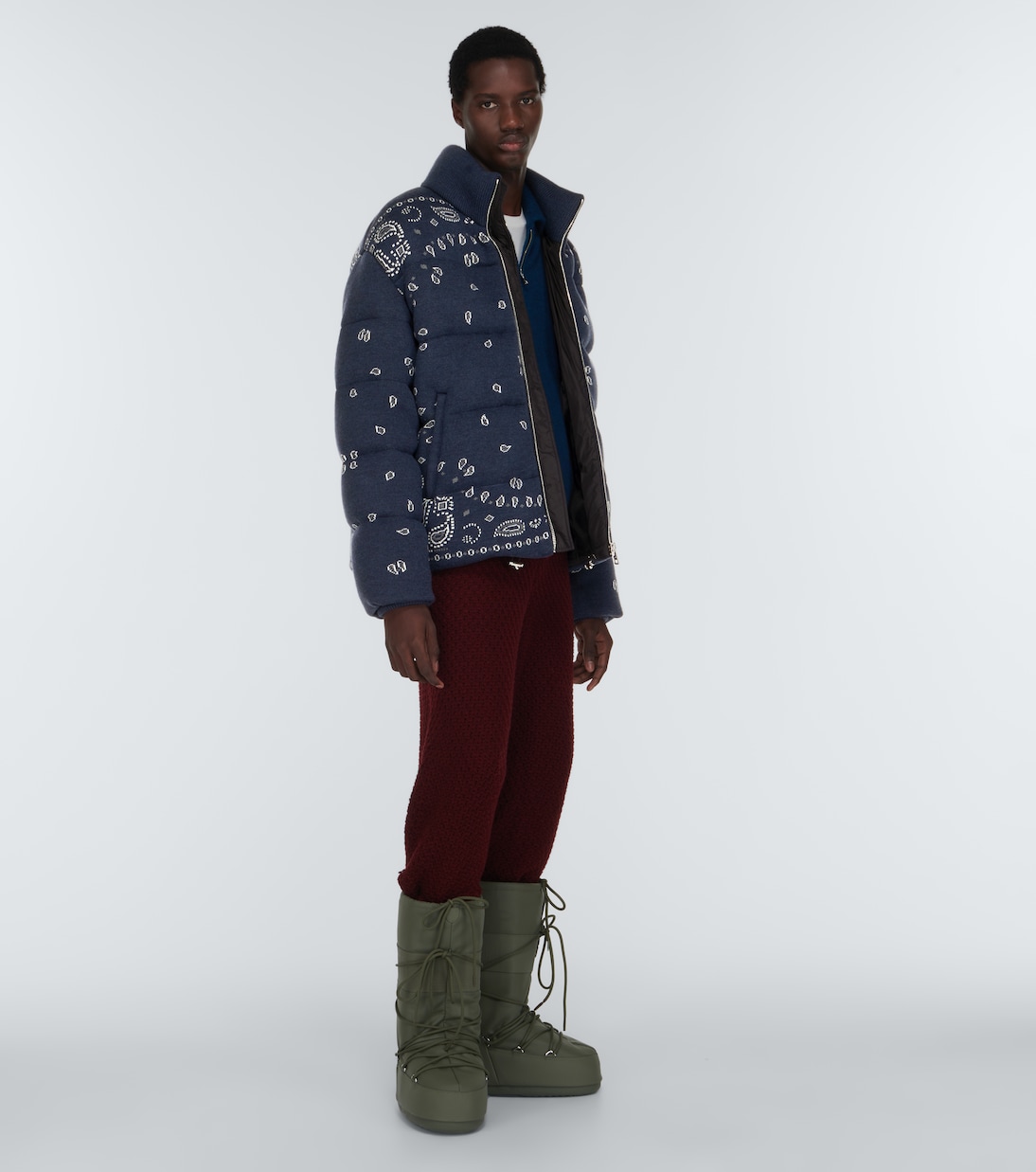 Daunenjacke Bandana aus Schurwolle | Alanui