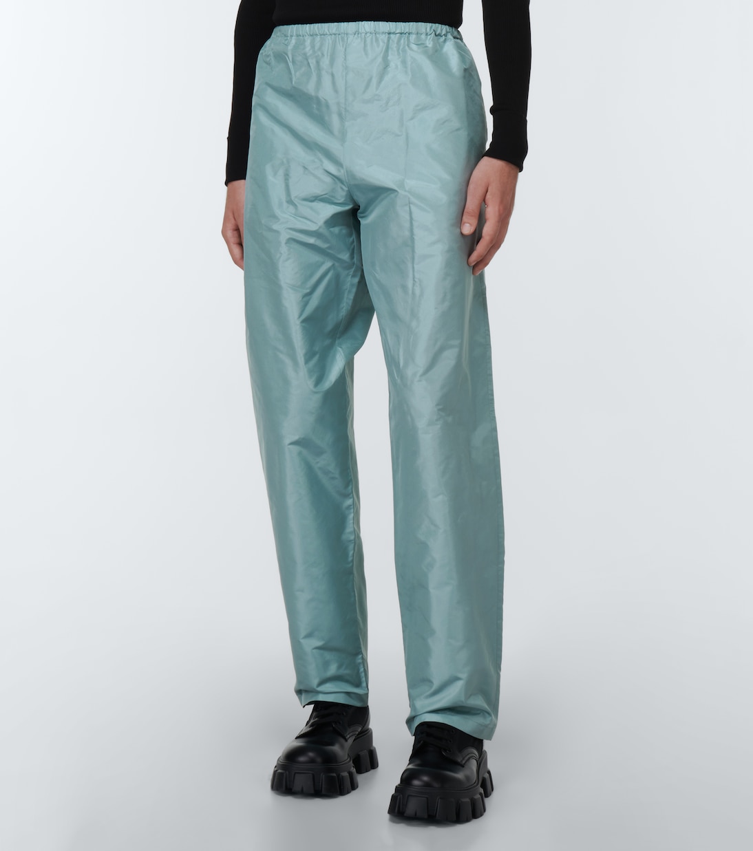 Weite Hose aus Seide | Prada