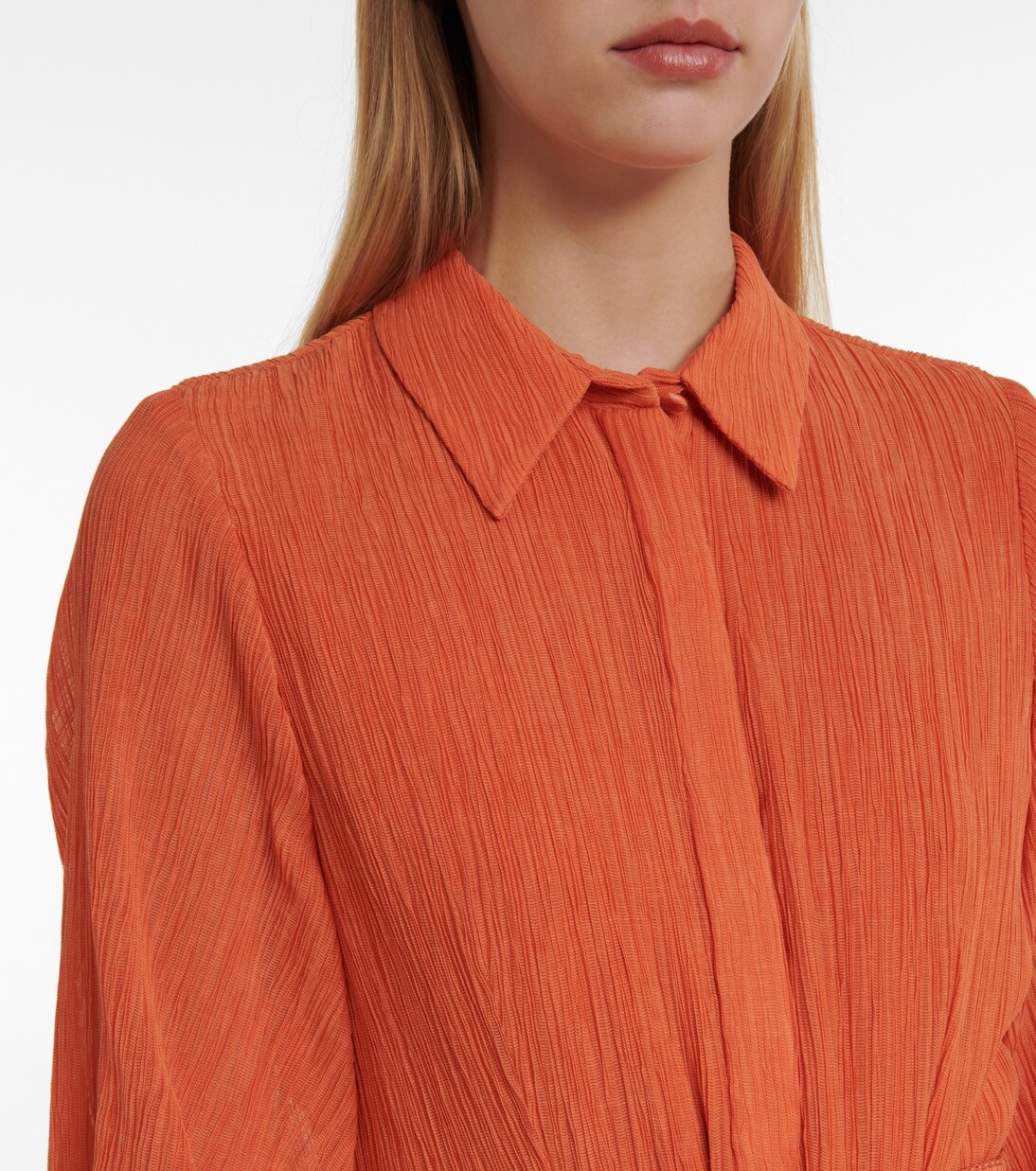 Robe chemise Andy en coton et soie | Gabriela Hearst