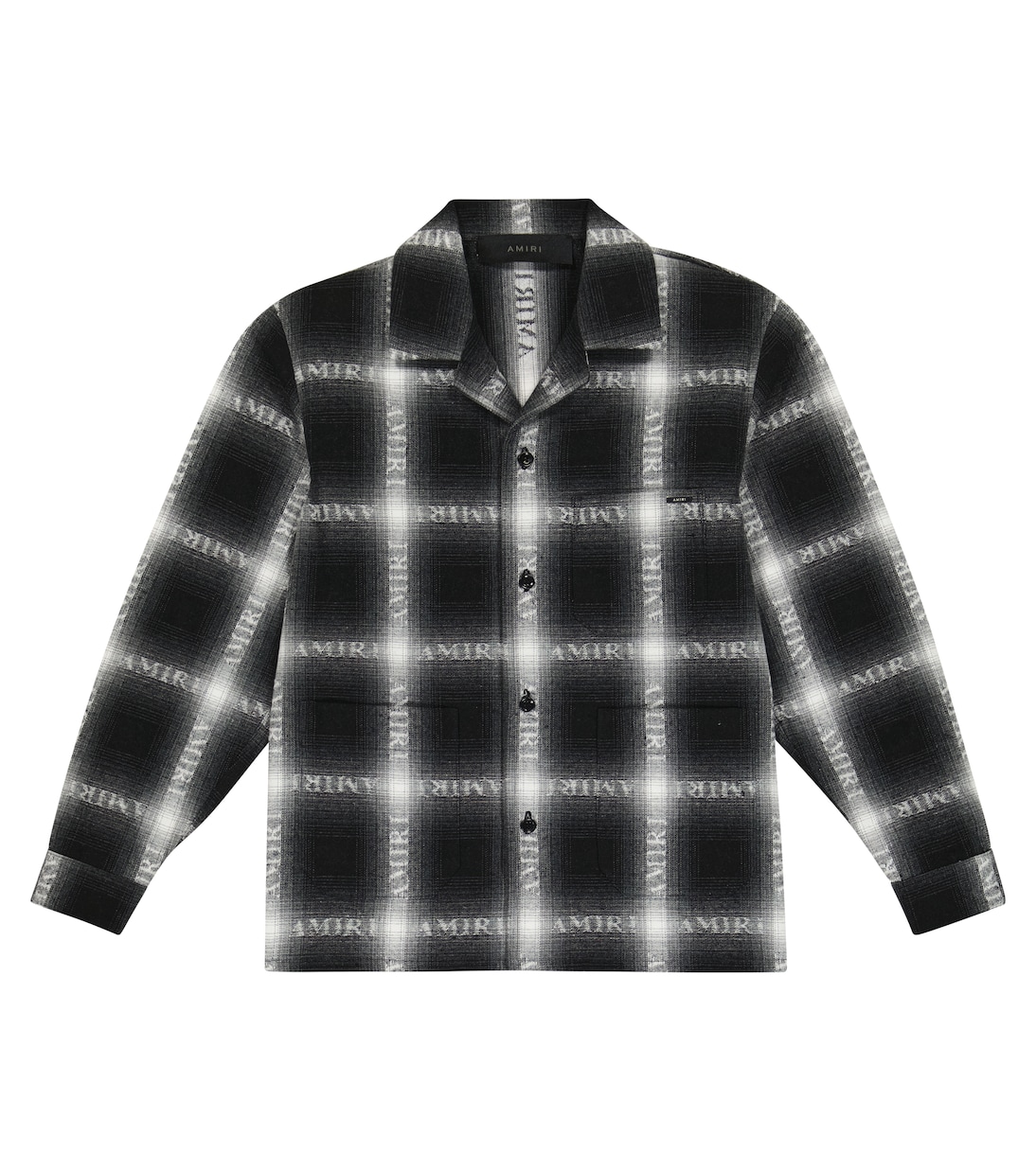 Logo checked shirt | Amiri Kids