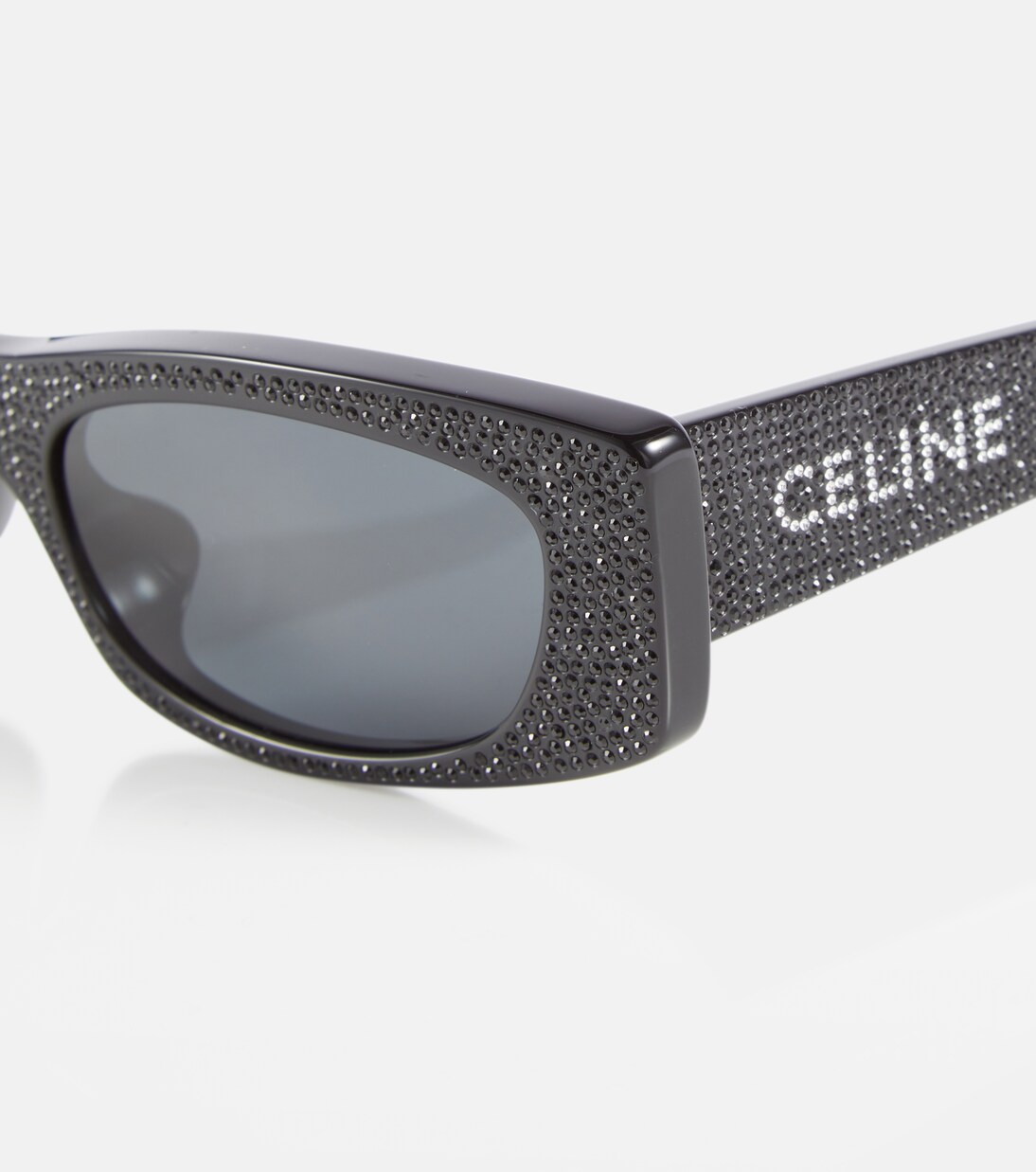 Embellished rectangular sunglasses | Celine Eyewear