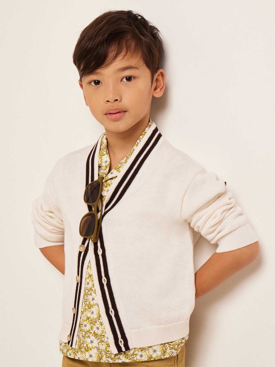 Corbin wool and cotton cardigan | Bonpoint