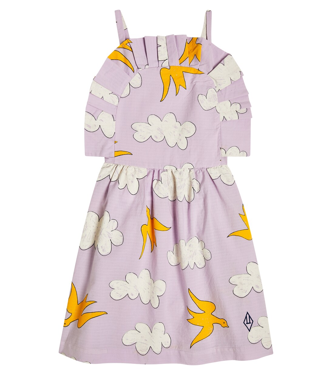 Dragonfly printed cotton dress | The Animals Observatory