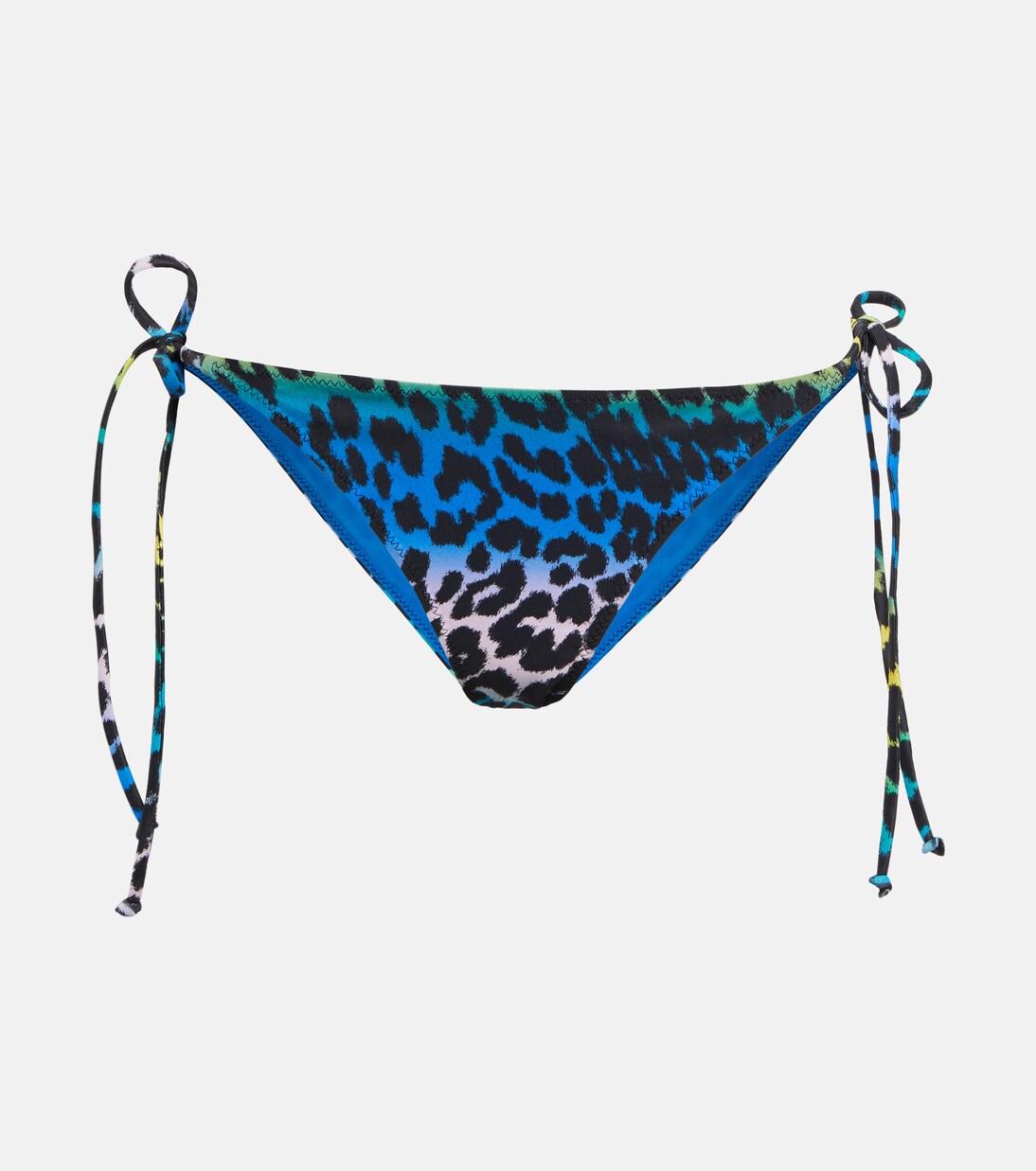 Culotte de bikini à motif léopard | Ganni